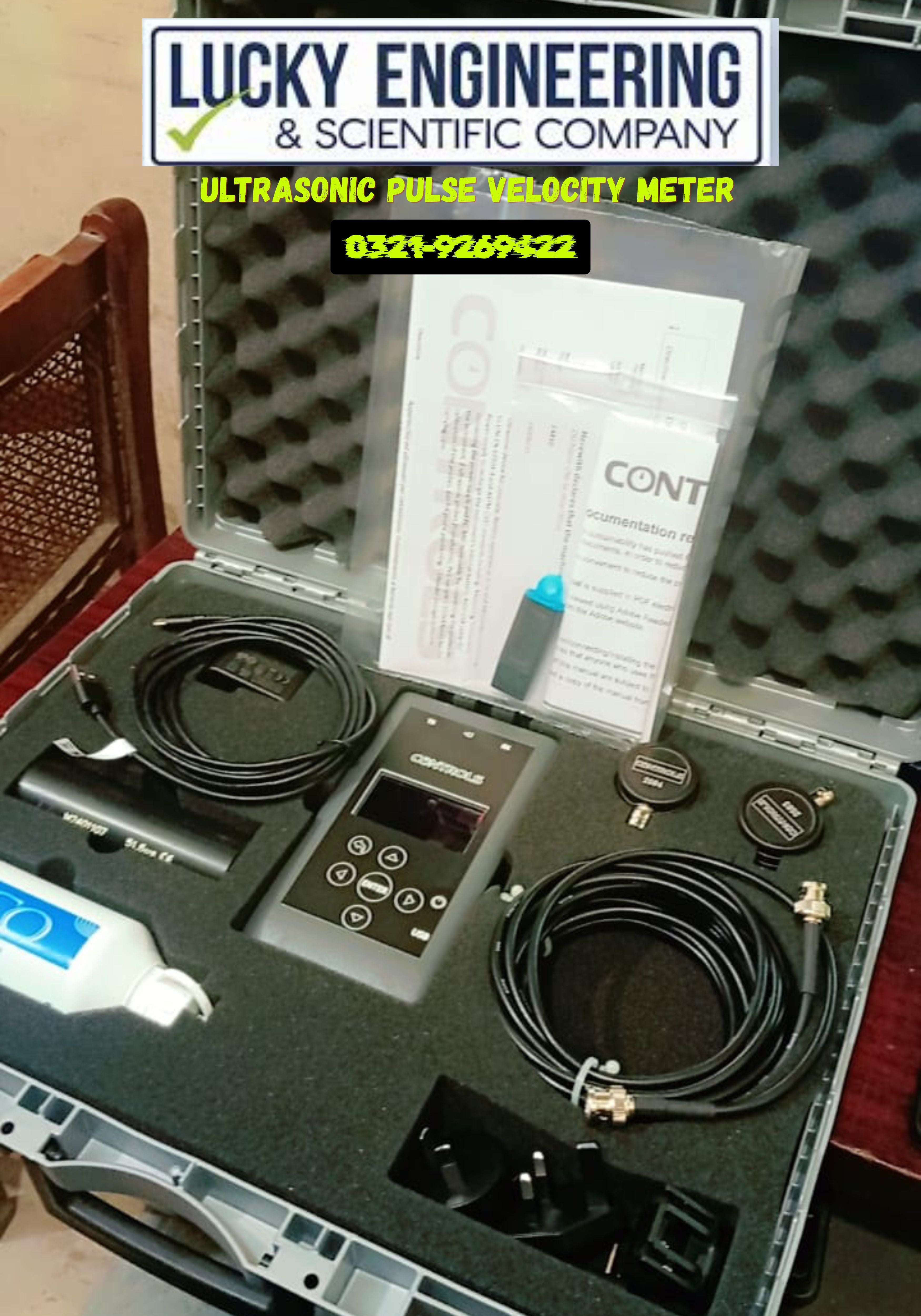 Controls (Italy) Ultrasonic Pulse Velocity Tester (UPV Tester) - Tell: 03219269422