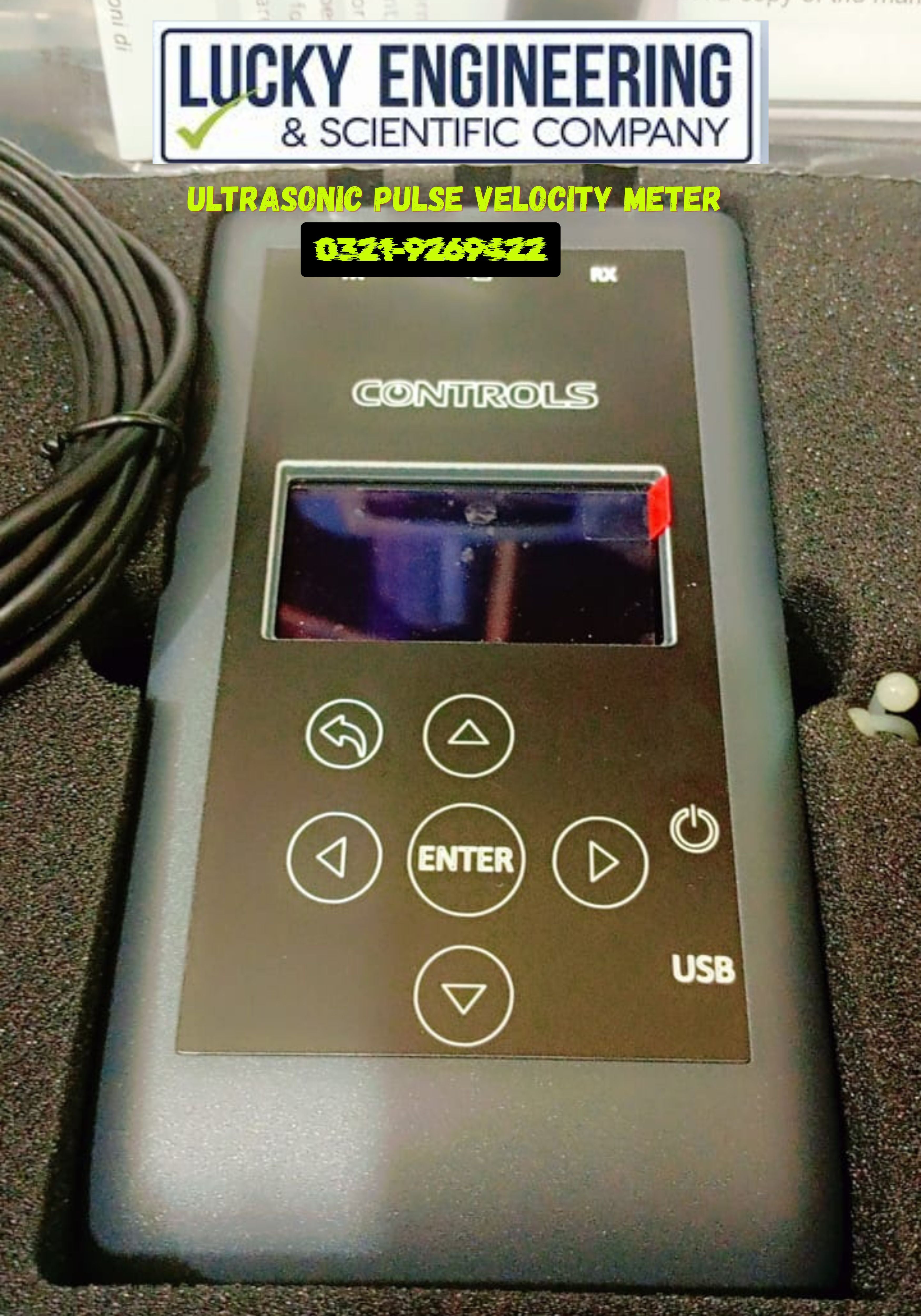 Controls (Italy) Ultrasonic Pulse Velocity Tester (UPV Tester) - Tell: 03219269422