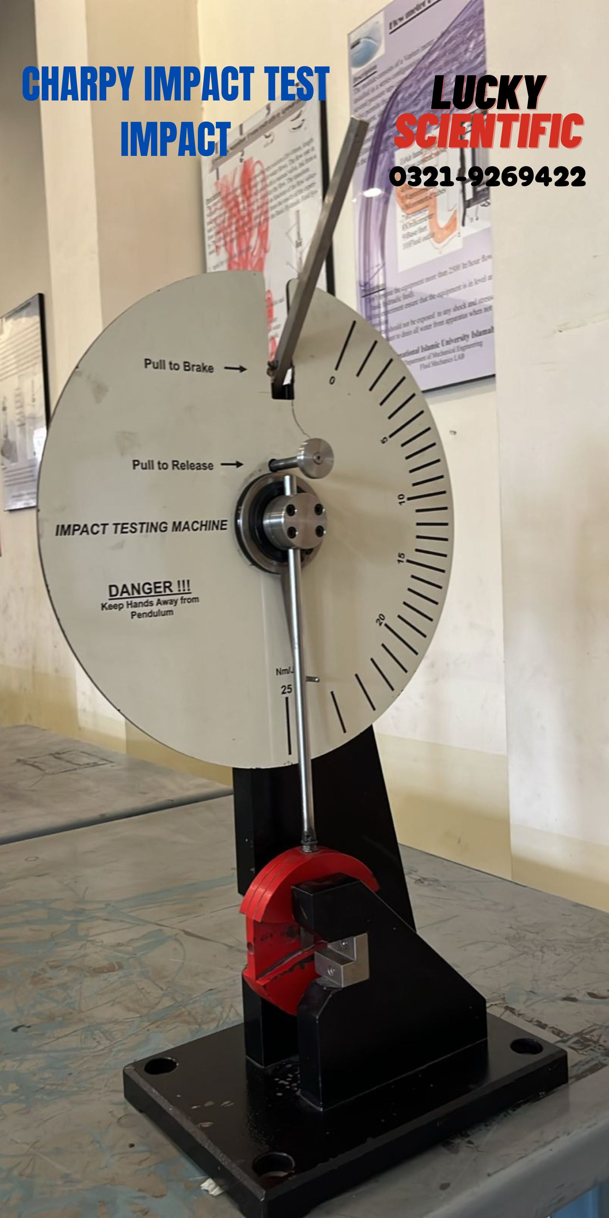 Charpy Impact Test- Pakistan Tell: 03219269422