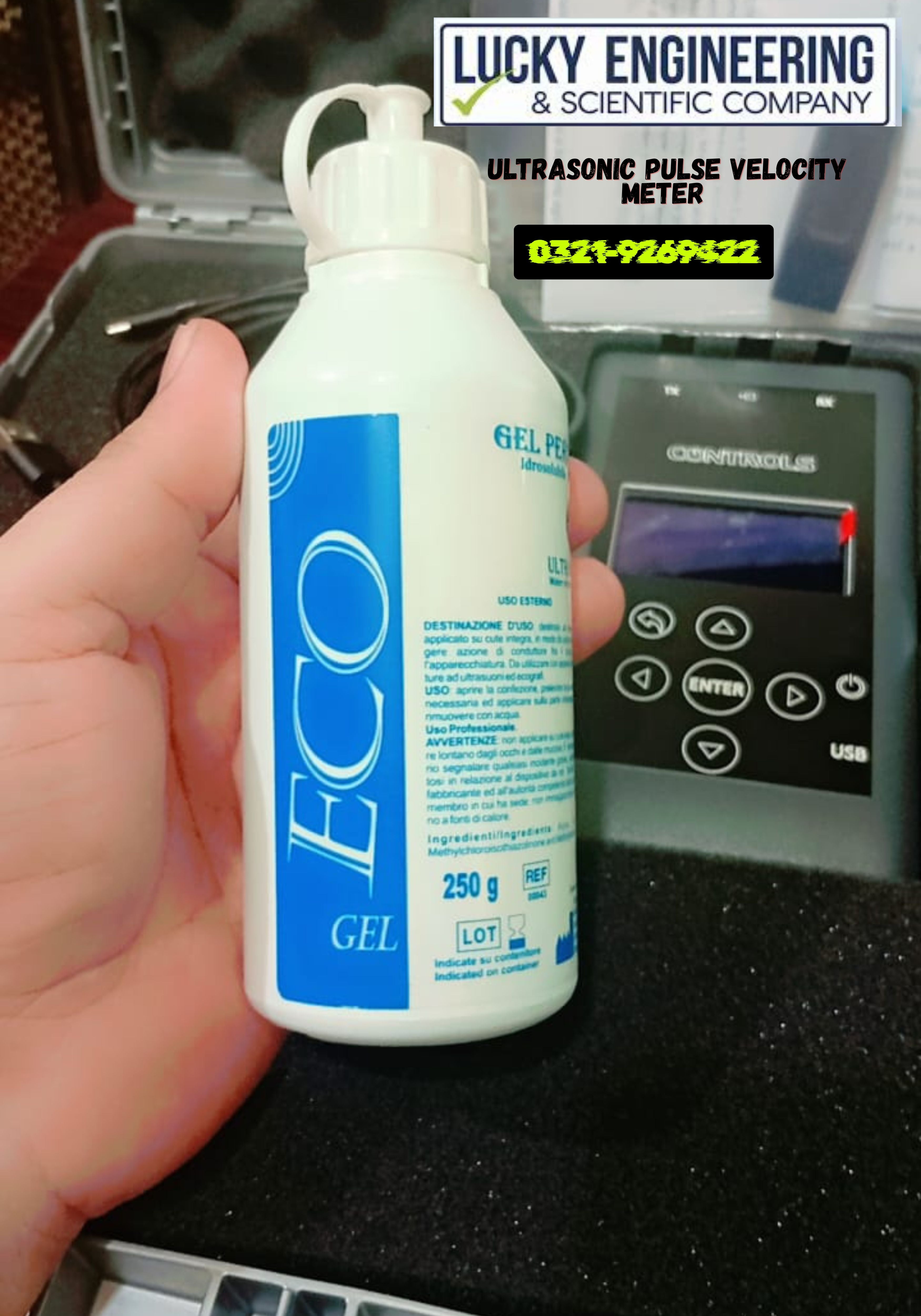 Controls (Italy) Ultrasonic Pulse Velocity Tester (UPV Tester) - Tell: 03219269422