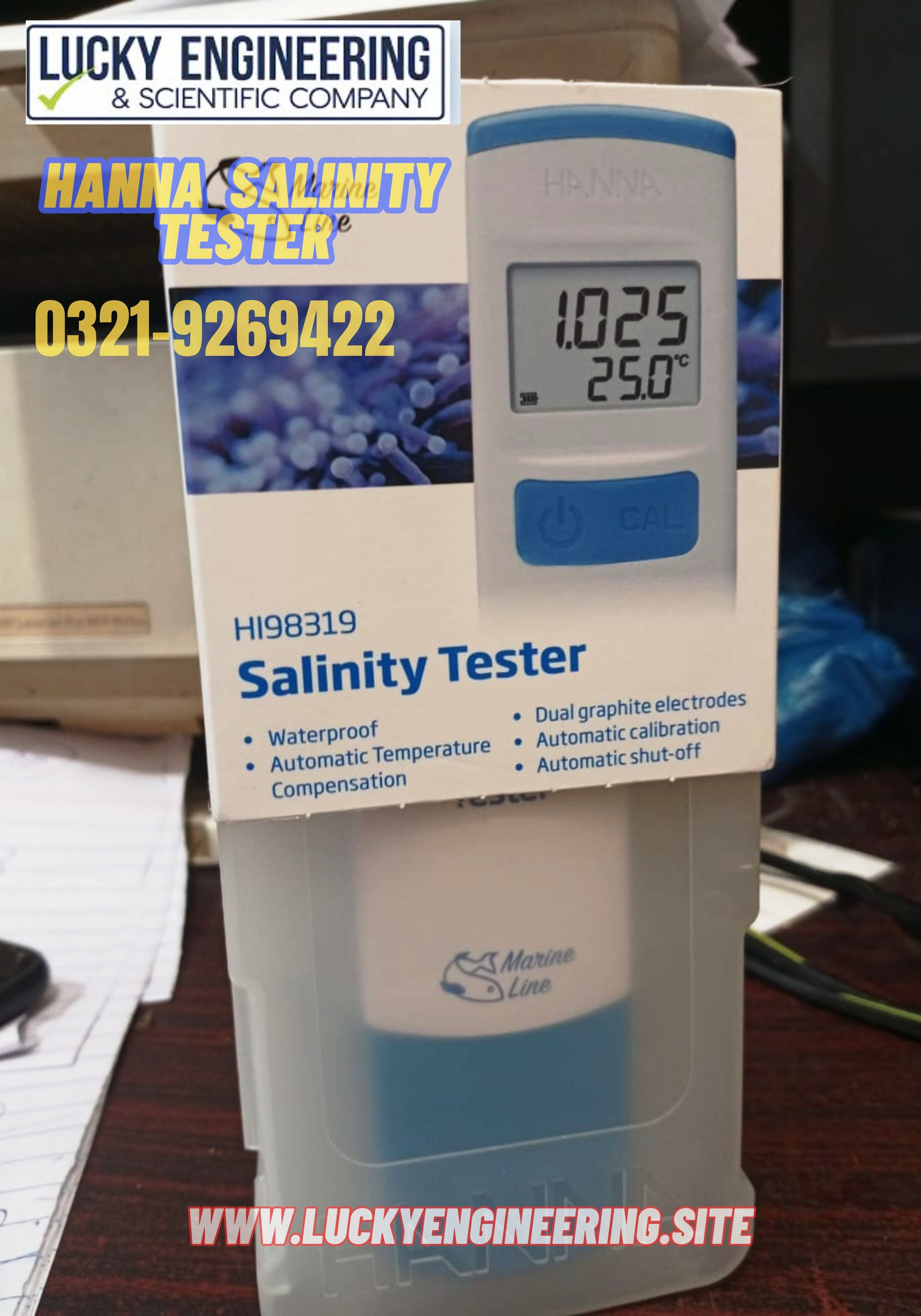 Hanna HI98319 Salinity Tester Model HI98319