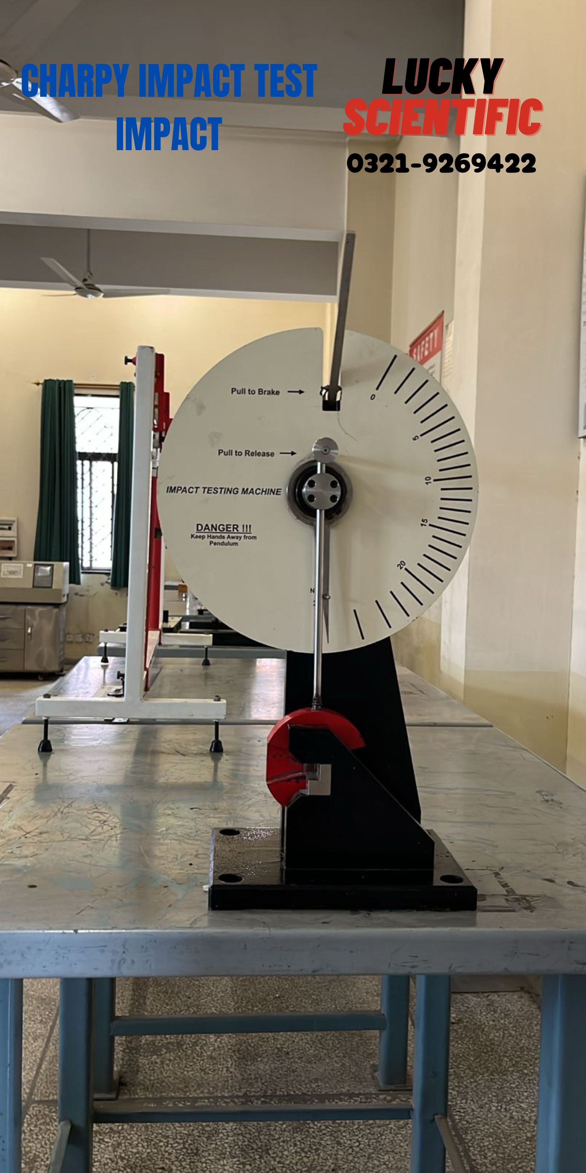 Charpy Impact Test- Pakistan Tell: 03219269422