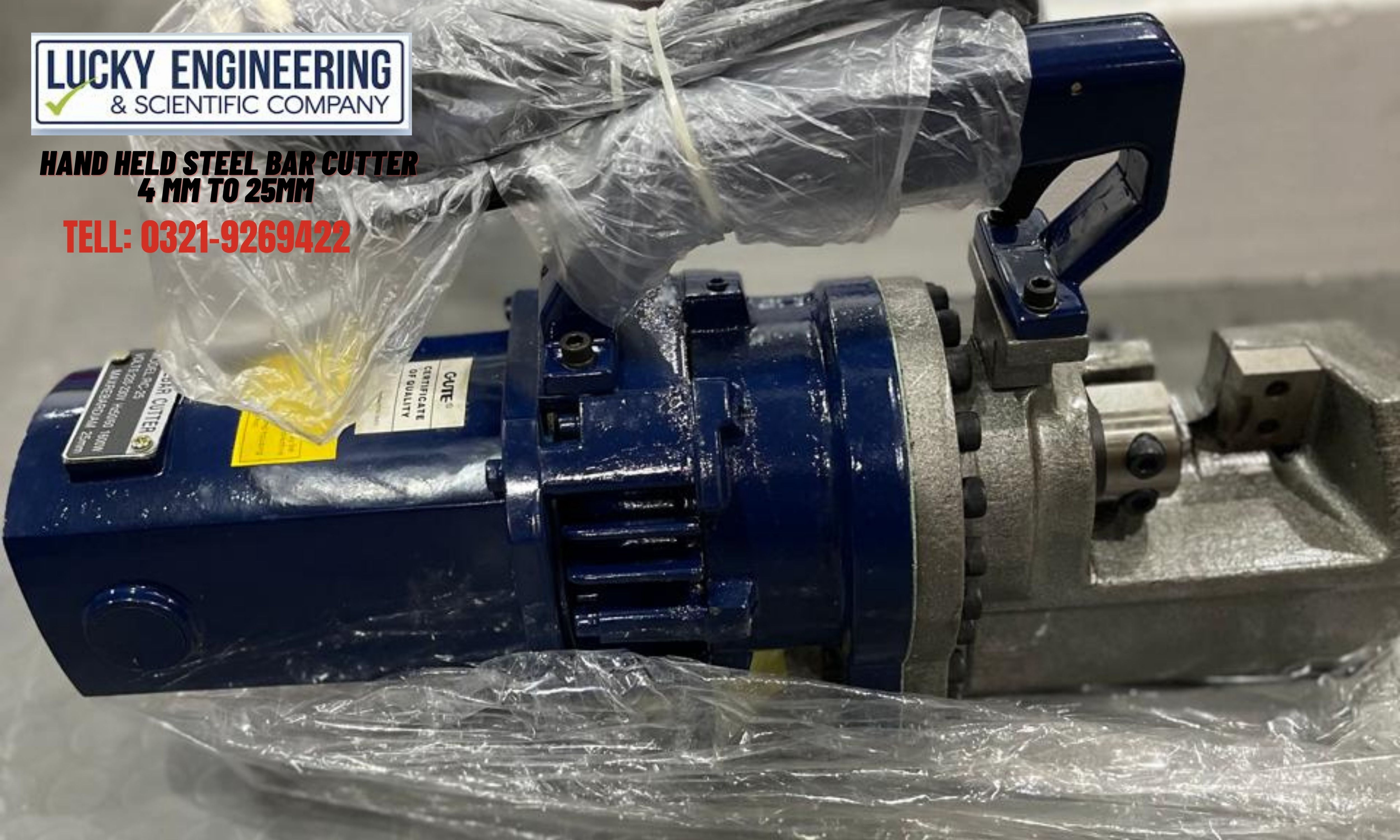 Handy Steel Bar Cutting Machine 4mm to 25 mm- Pakistan Tell: 03219269422