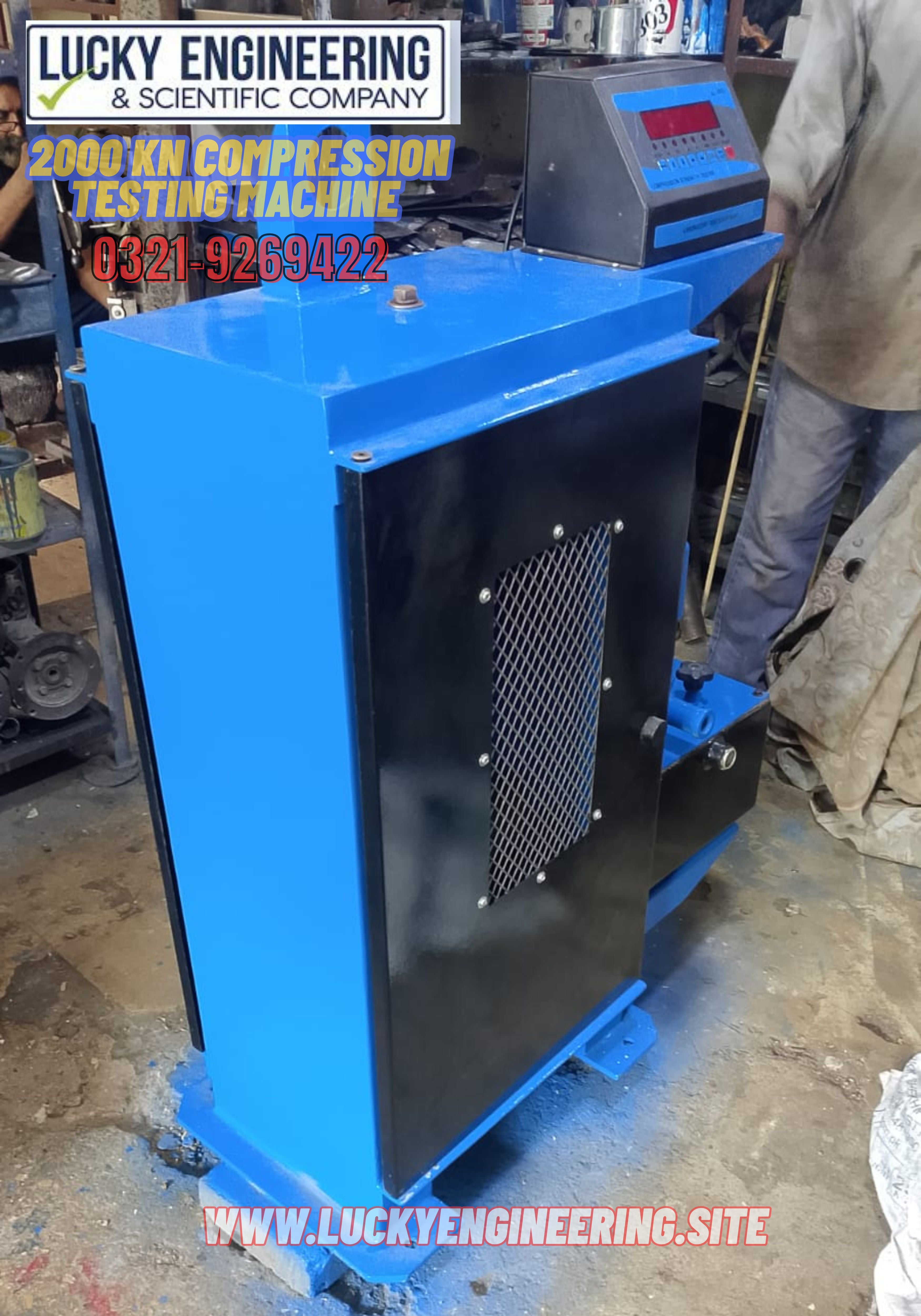 Concrete Cubes & Cylinders Testing Machine 2000 Kn