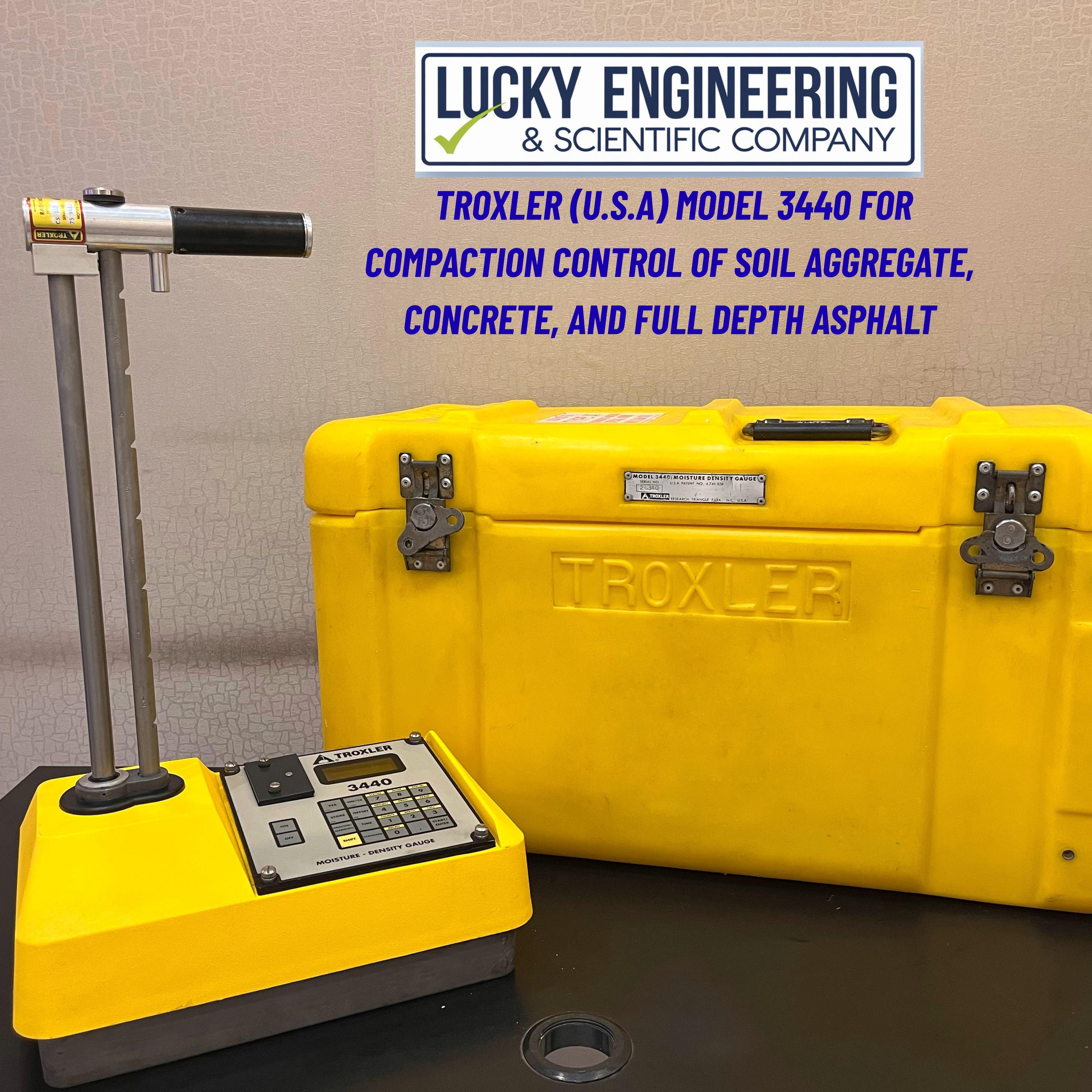 Troxler (U.S.A) Soil Compaction & Moisture Testing Machine