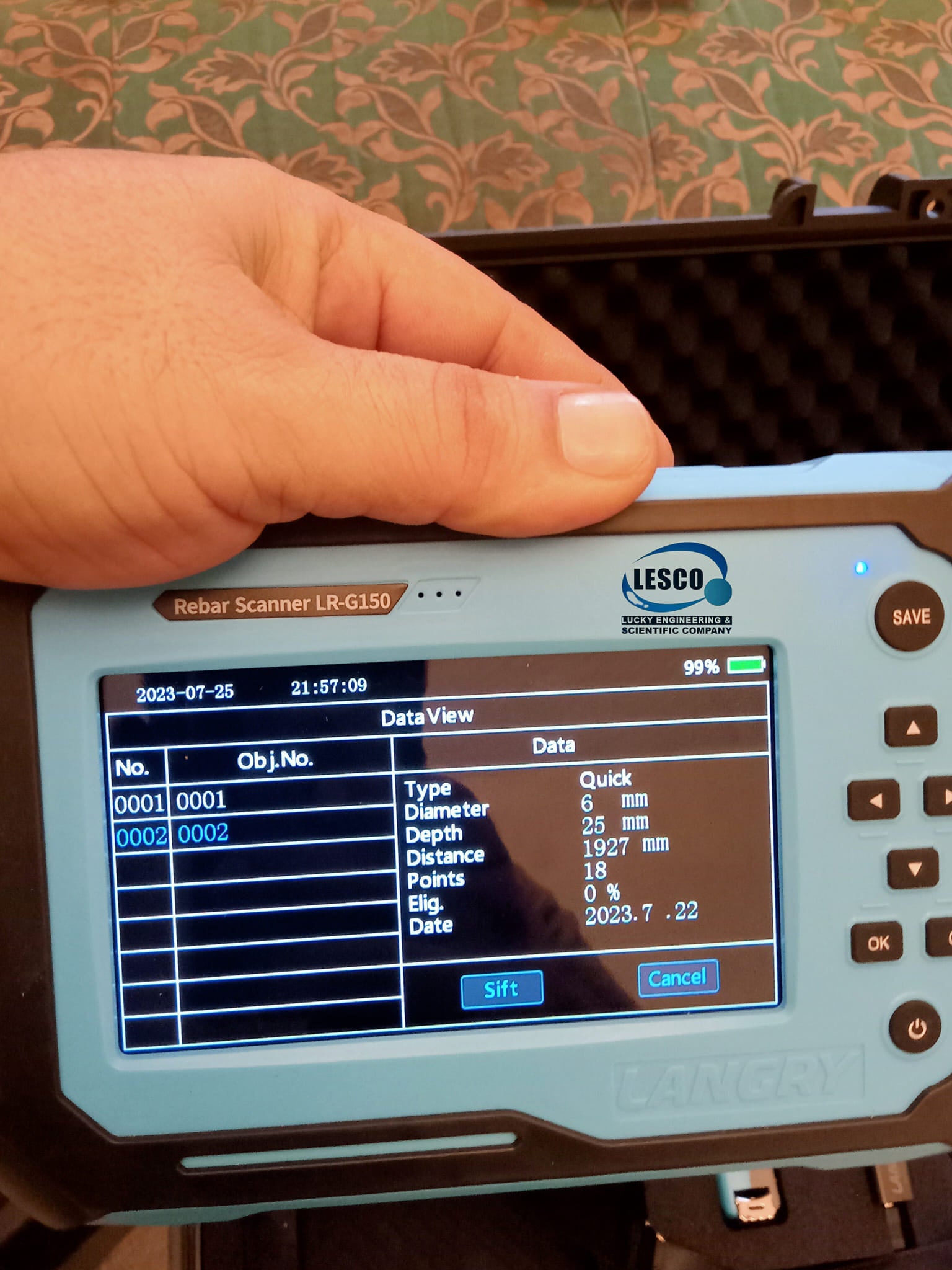 Rebar Scanner Model LR-G150