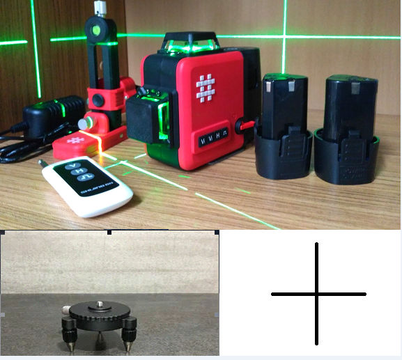 Green Beam 3D Laser Level Tell: 03219269422