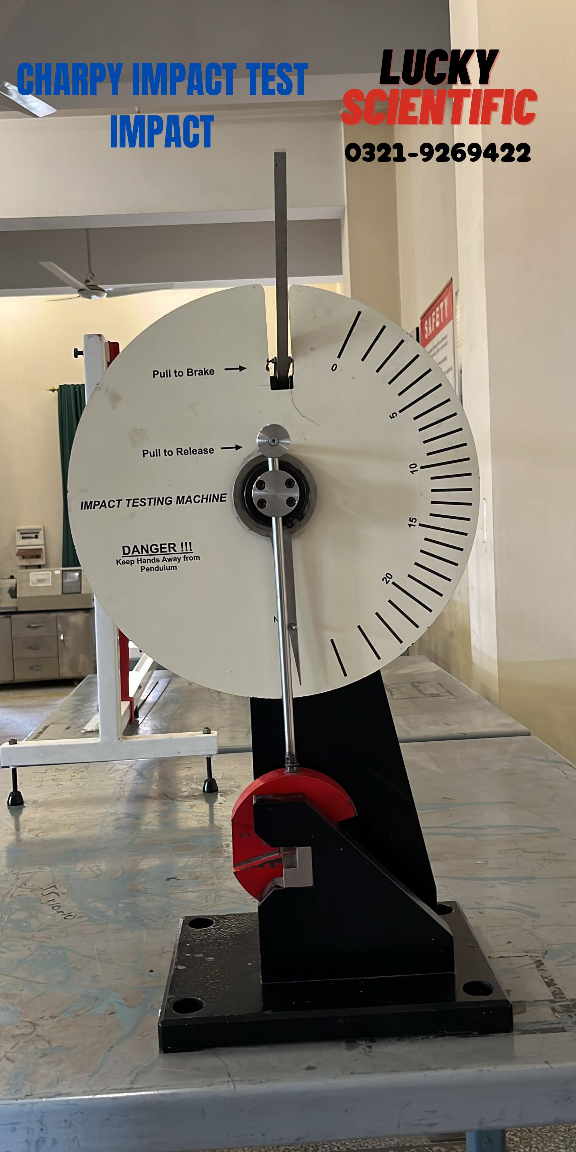 Charpy Impact Test- Pakistan Tell: 03219269422
