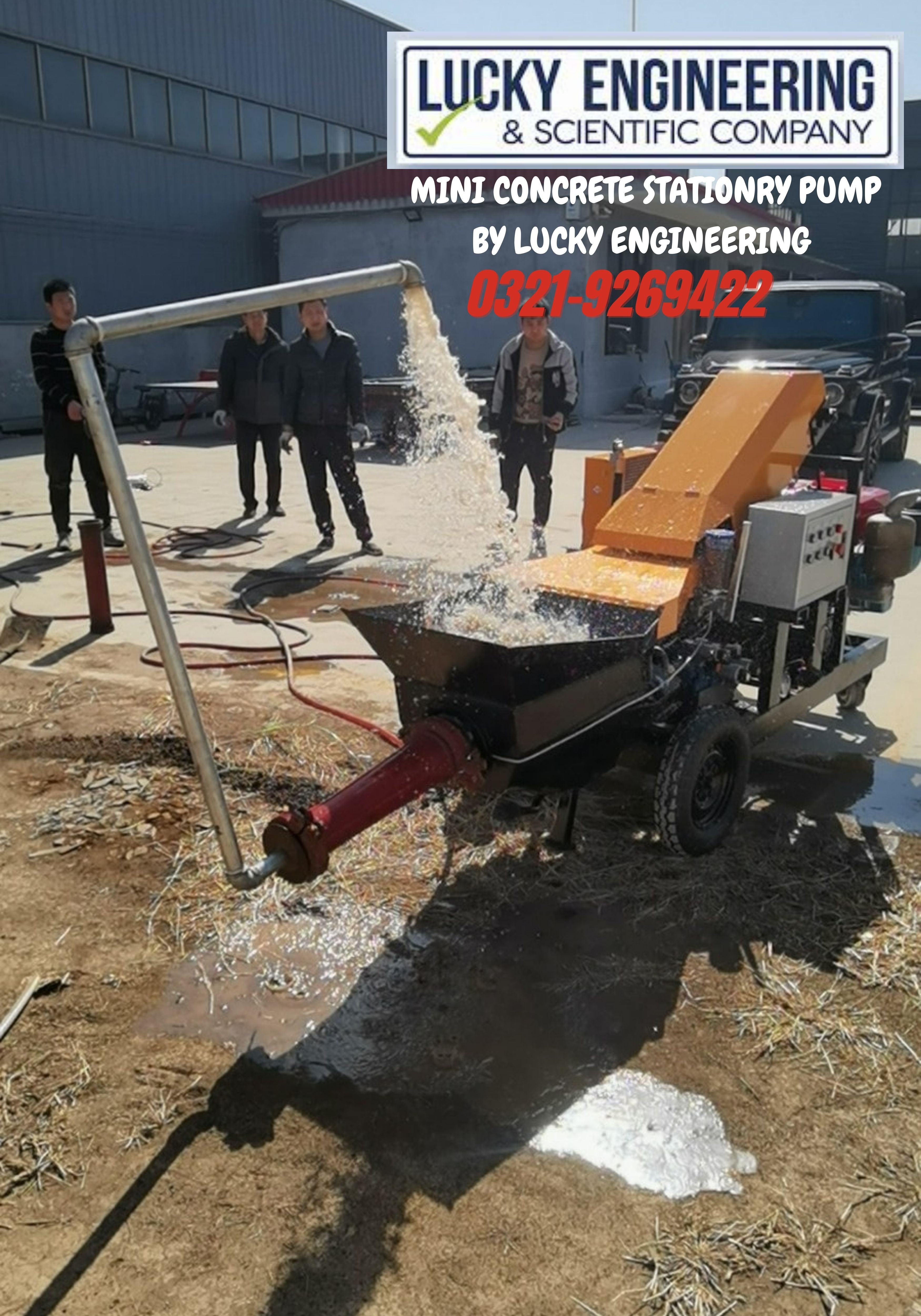 Mini Concrete Stationary Pump Tell: 03219269422