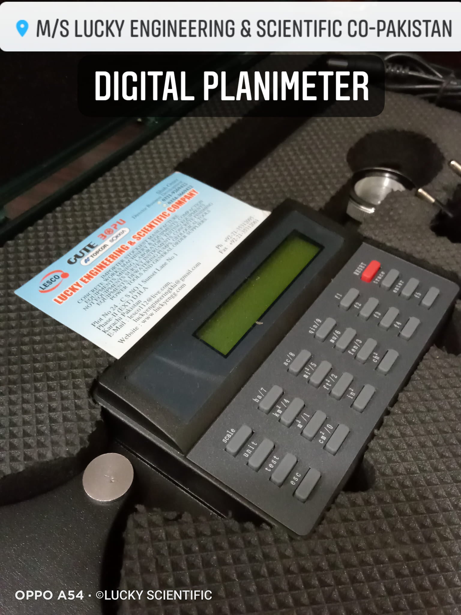 Digital planimeter Tell: 03219269422)