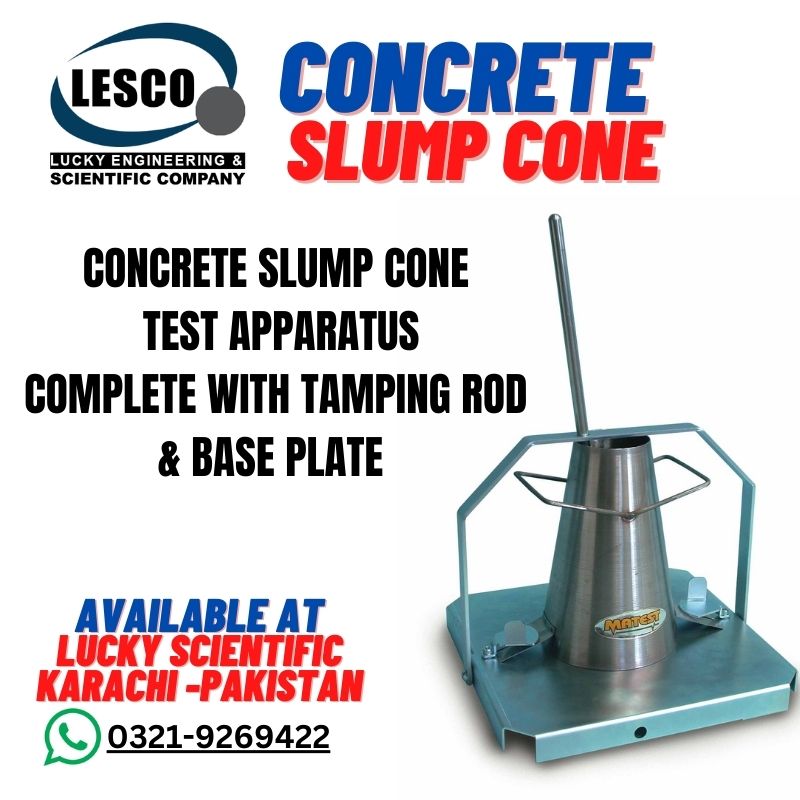 Concrete Slump Cone Test Apparatus- Tell: 03219269422