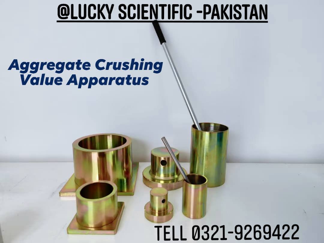 Aggregate Crushing Value Apparatus Tell: 03219269422