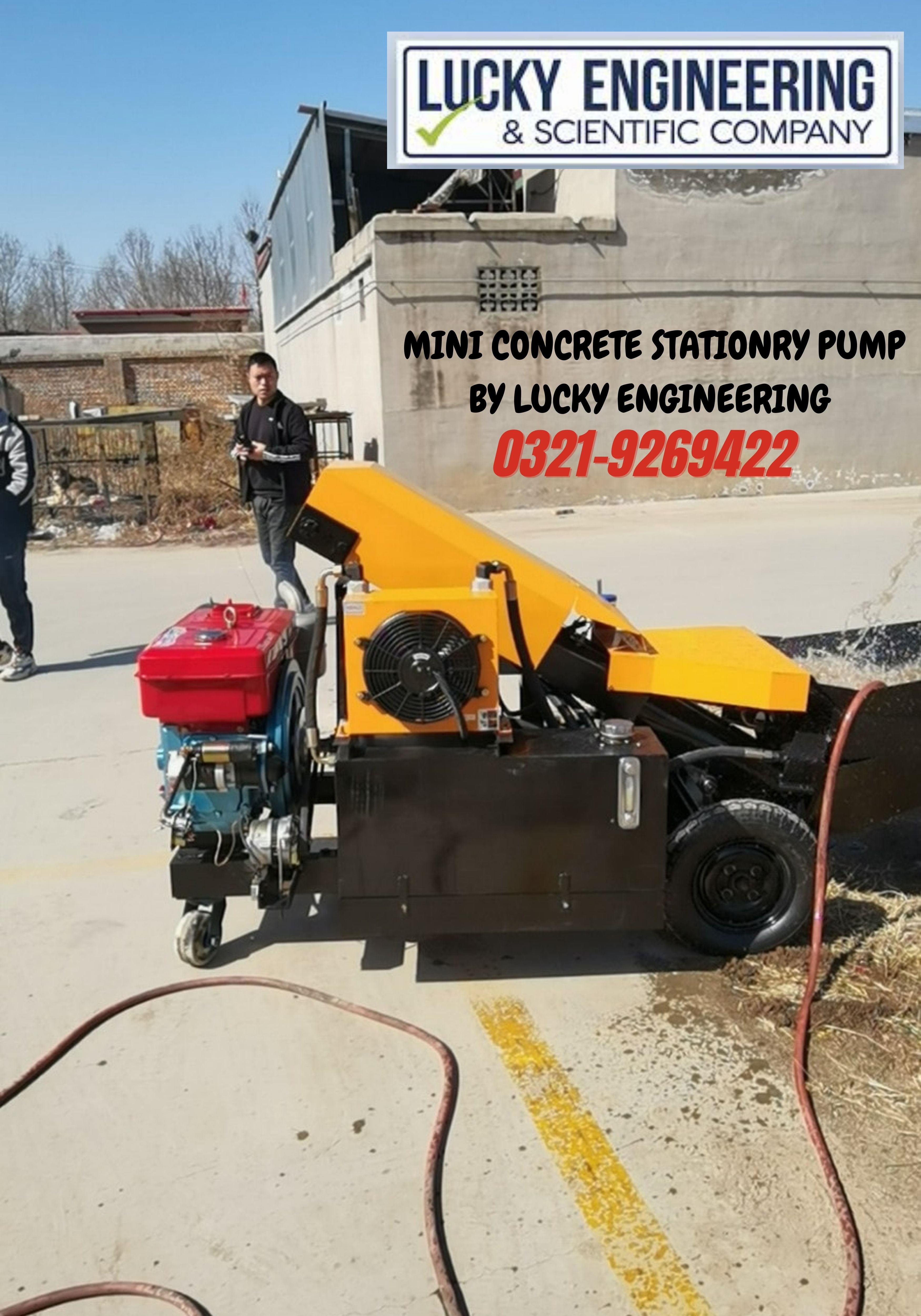 Mini Concrete Stationary Pump Tell: 03219269422