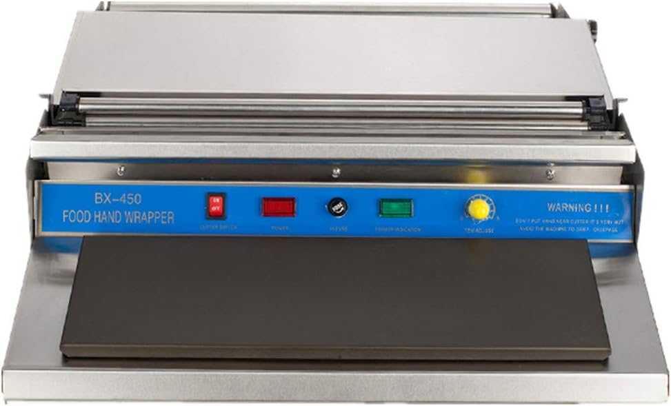 BX-450 Film Wrapper Machine Sealing Machine Wrap Film Packaging Machine Vegetable Supermarket Fruit Baler (220V)