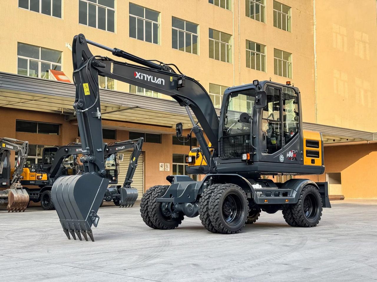 Xinyuan XYC80WYT Hydraulic Wheel Excavator 7 Ton