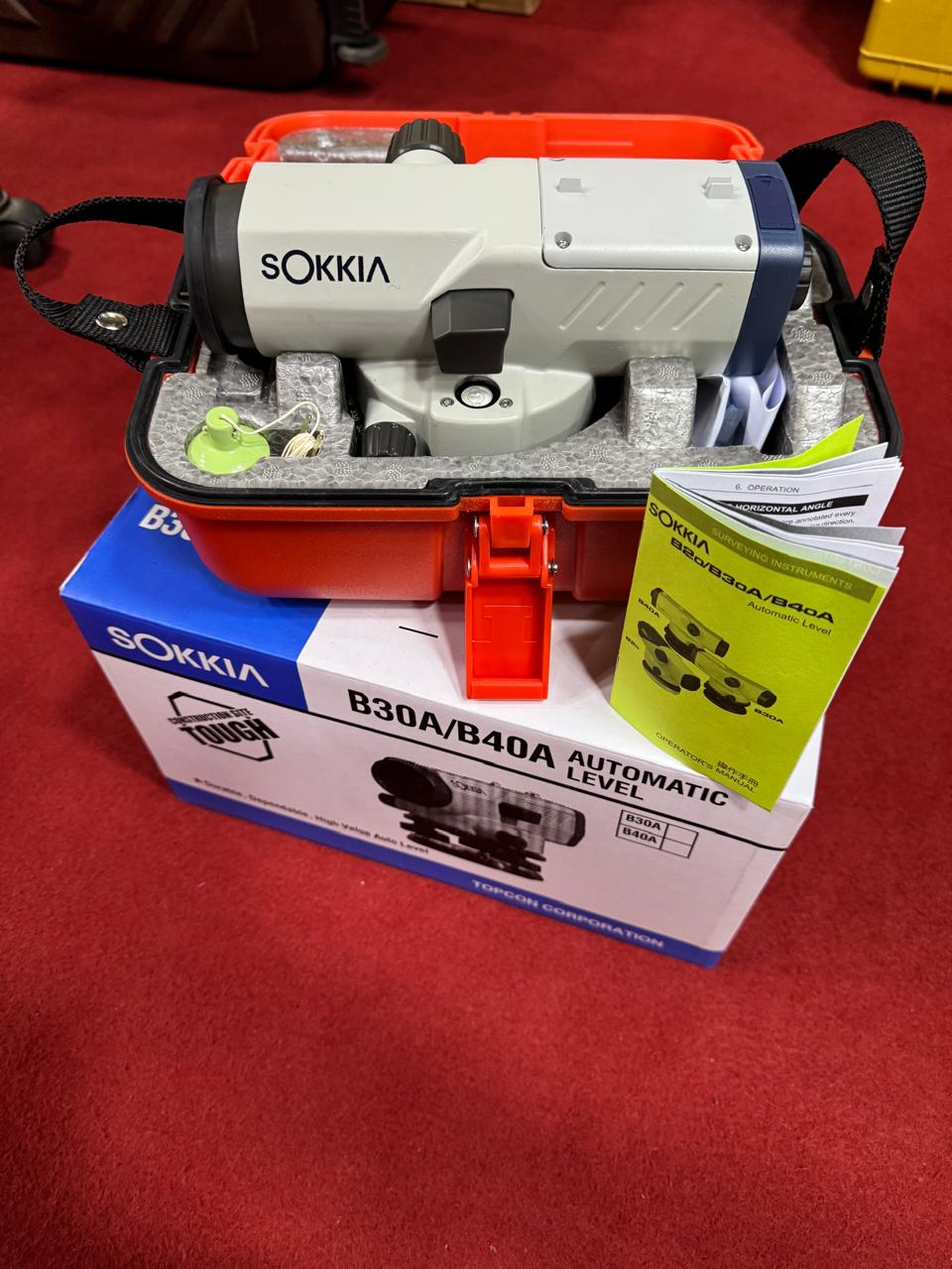 Sokkia Automatic Level Machine Model B30/B40 Tell: 03219269422