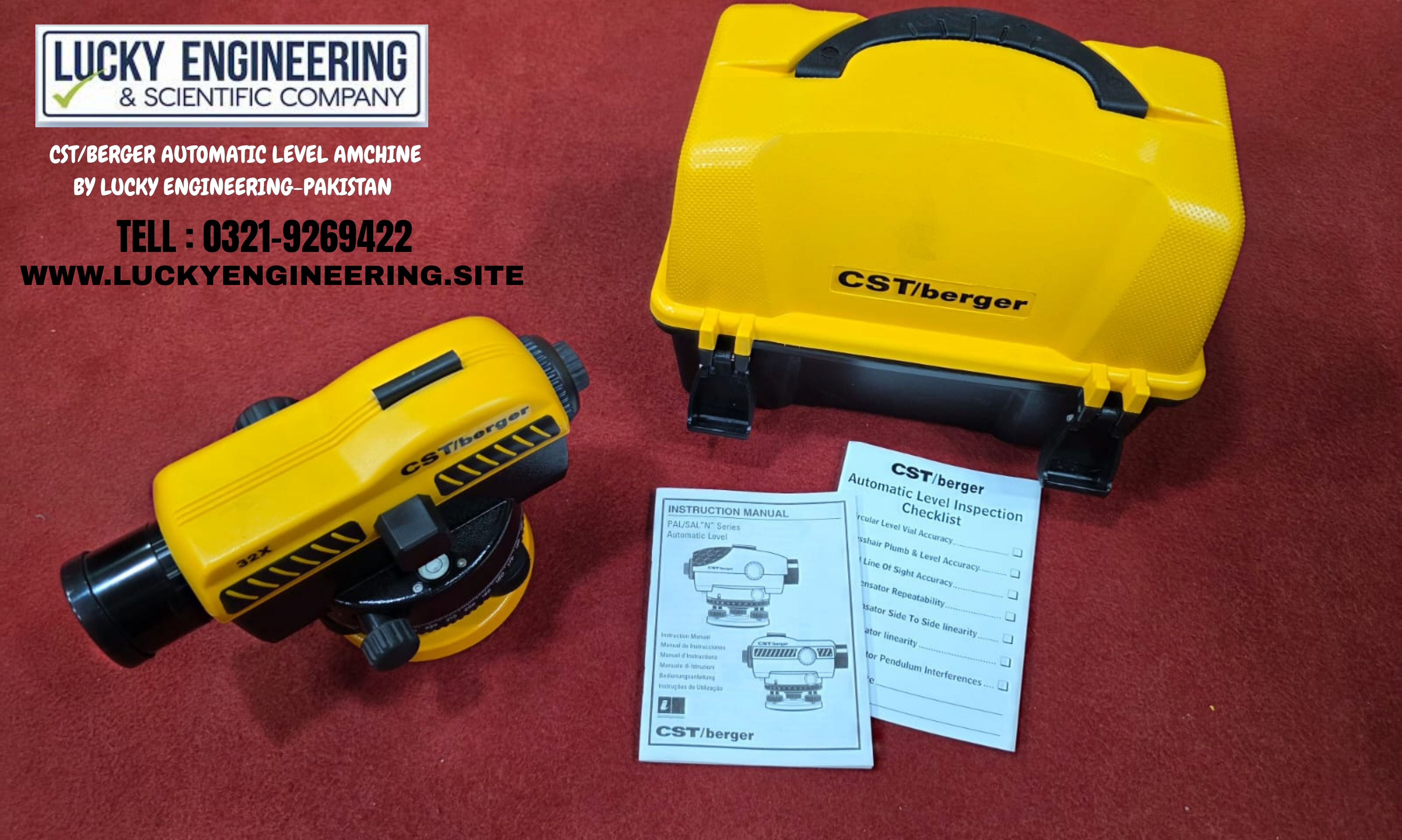 CST BERGER AUTOMATIC LEVEL MACHINE - TELL: 03219269422