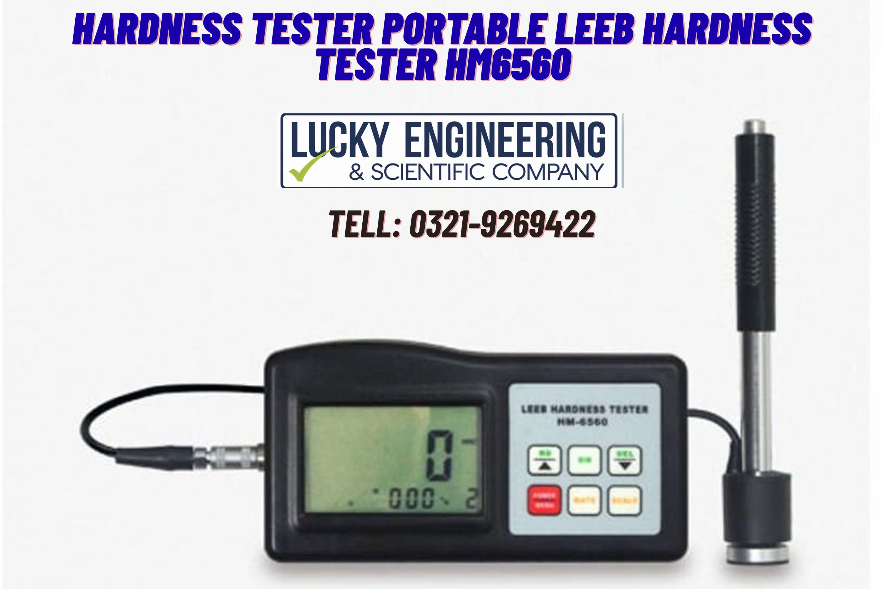 Hardness Tester Portable Leeb Model HM6560