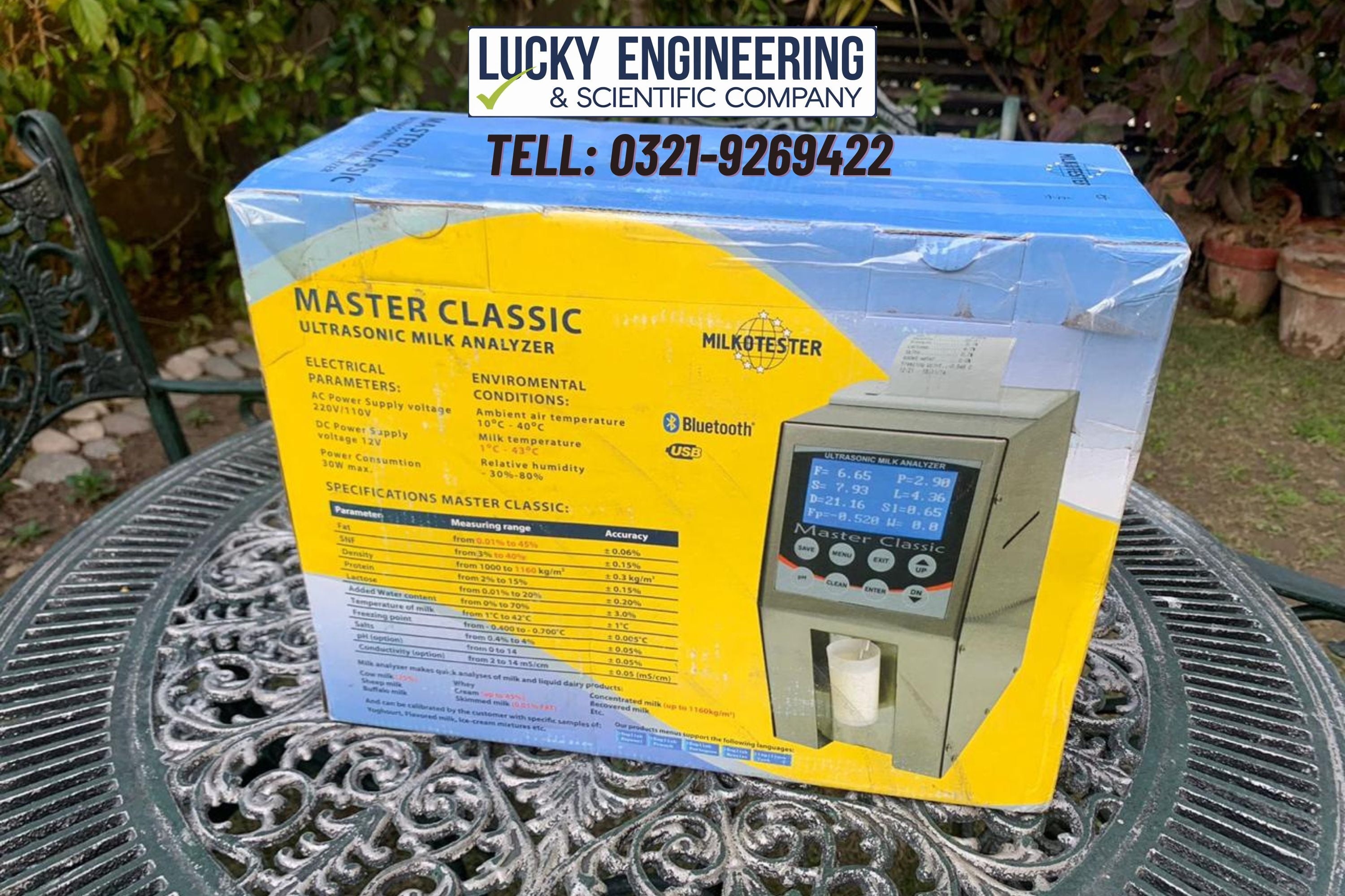 Master Classic (Made in Balgaria) Milk Analyzer Tell: 03219269422