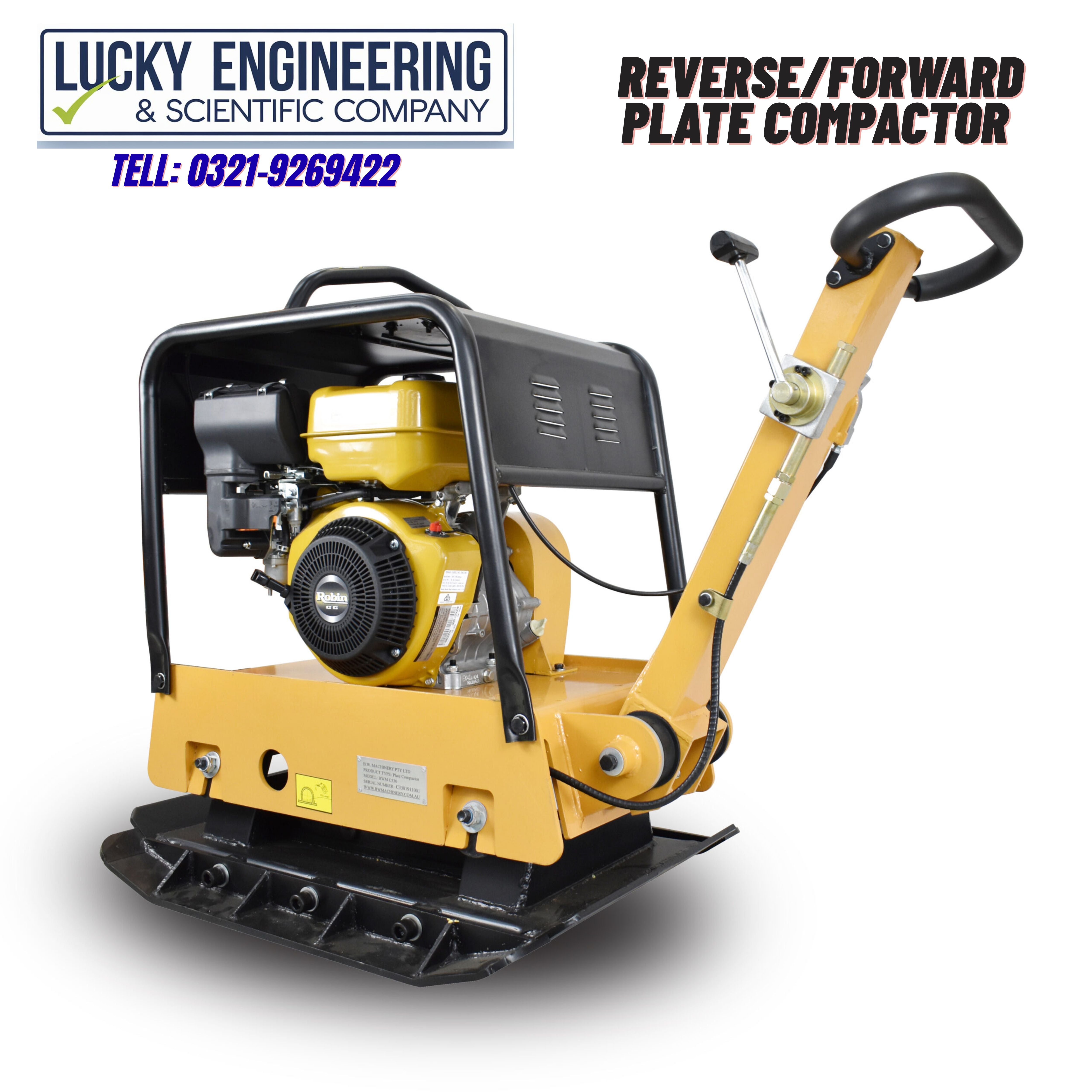 Reverse / Forward Plate Compactor Model C330 Tell: 03219269422
