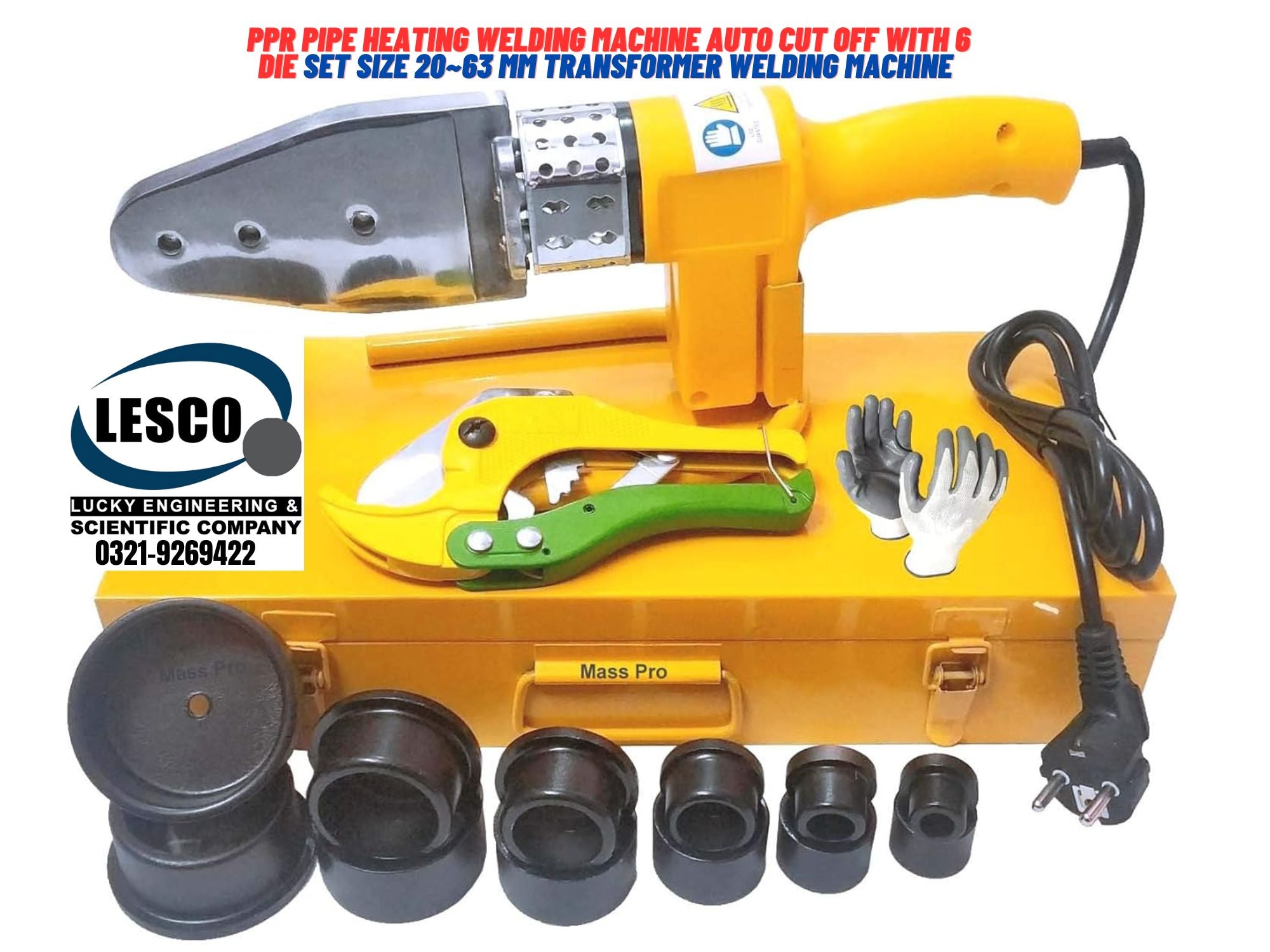 PPR Heating Machine | PVC Plastic Pipe Welding Machine Heater- Tell: 03219269422