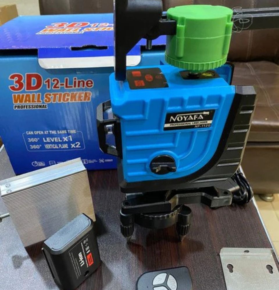 3D 12 Lines Green Laser Level
