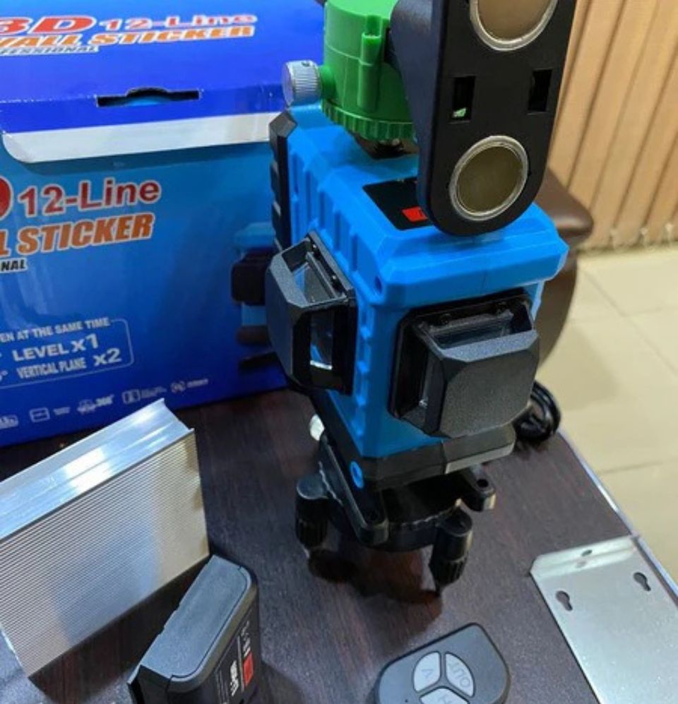 3D 12 Lines Green Laser Level