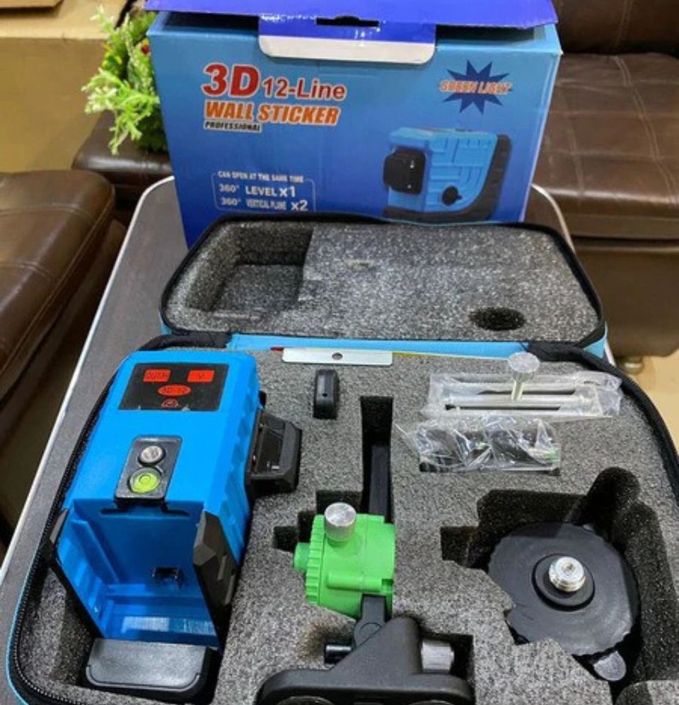 3D 12 Lines Green Laser Level