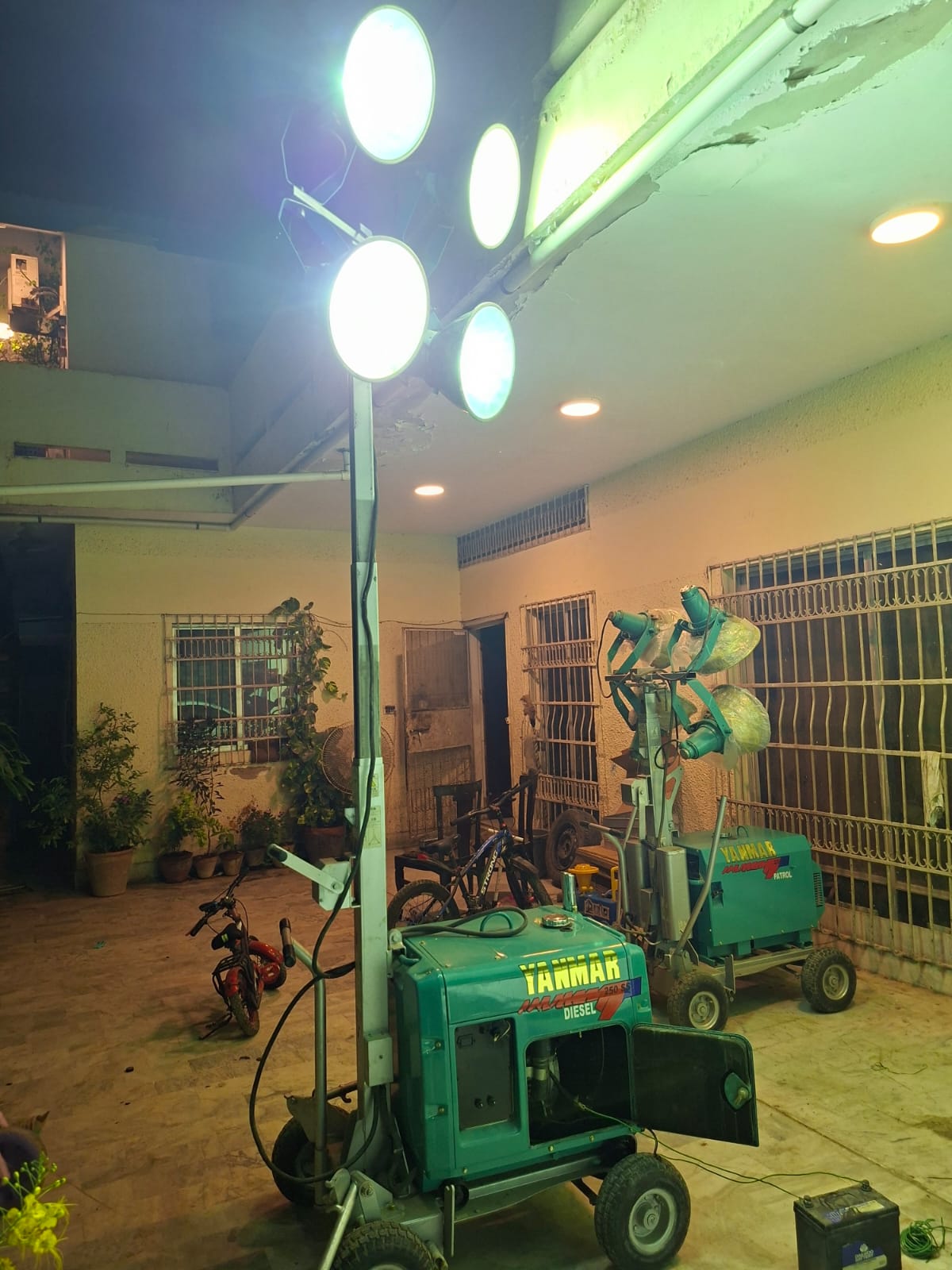 YANMAR YDG200SS-5E Portable Tower Light Generator- Tell: 03219269422