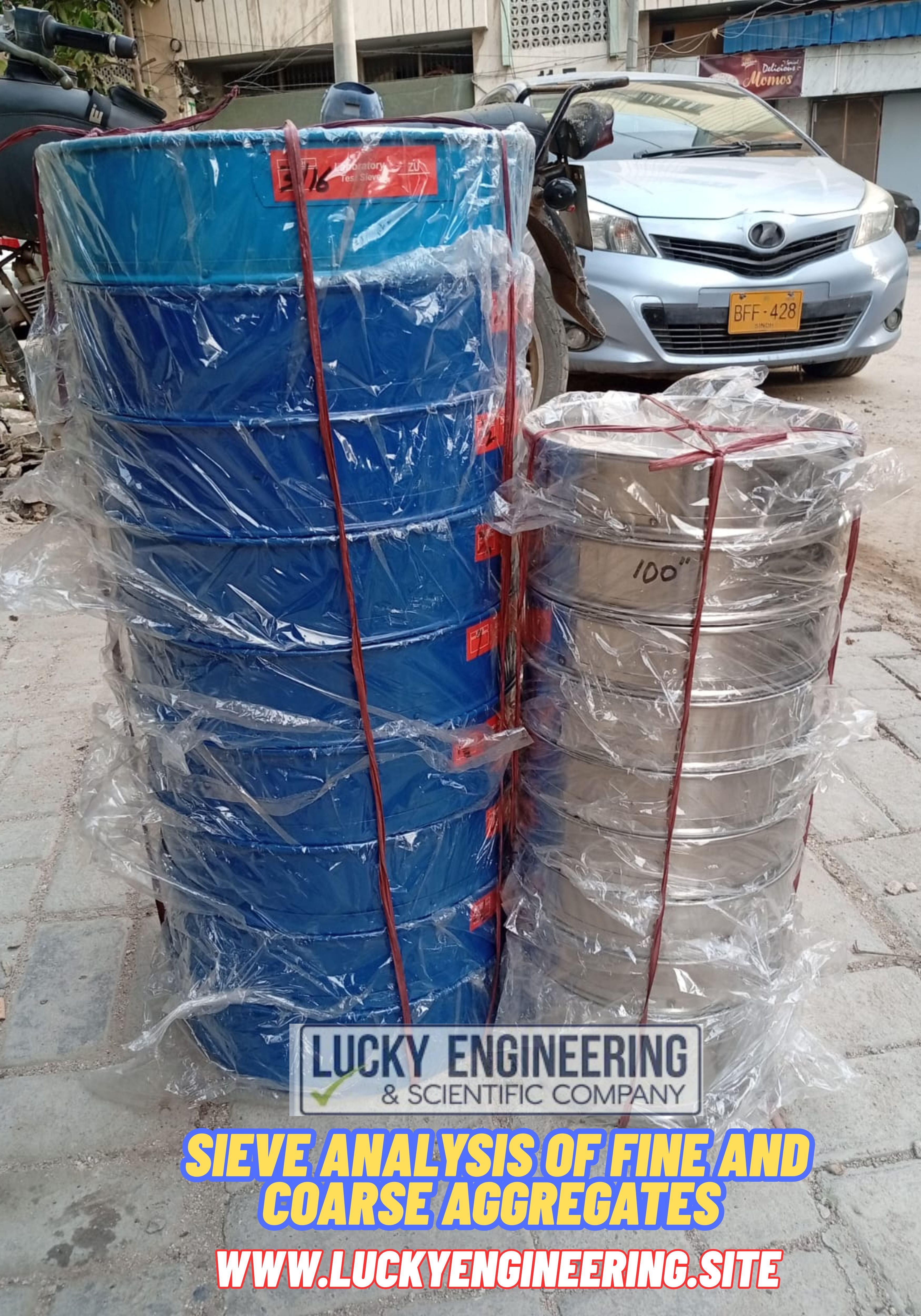 Fine Aggregate Testing Sieves- Pakistan TELL:03219269422