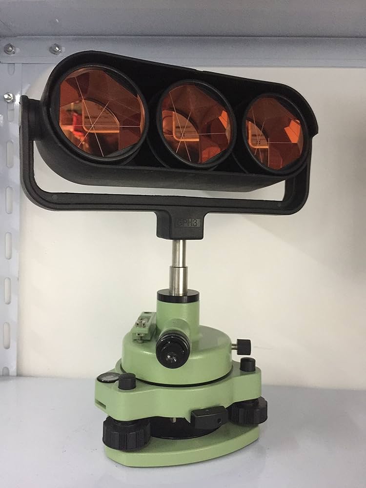 LEICA GPH3 Three Prism Holder with GPH1 Prism for Leica Total Station