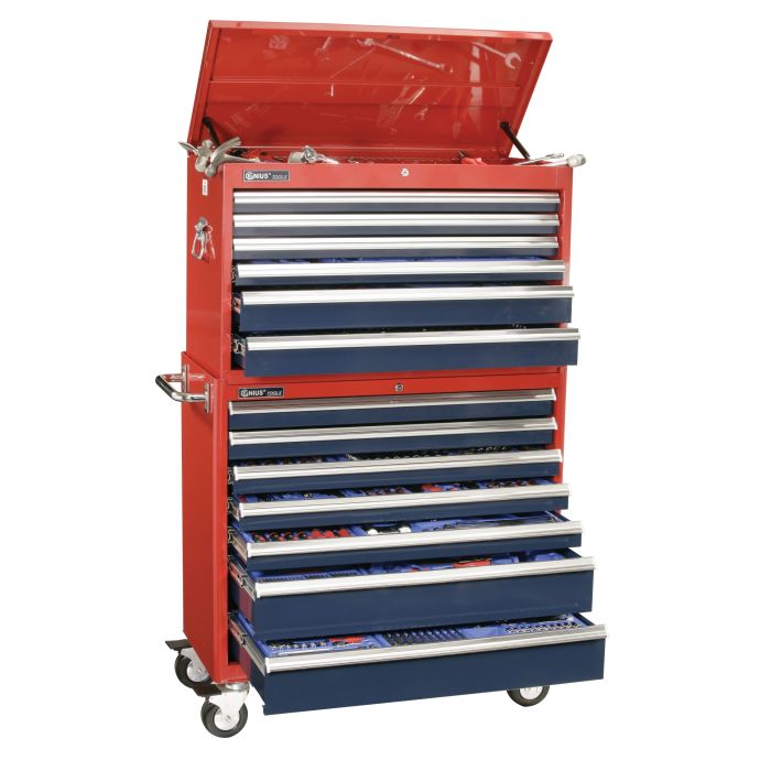 Genius Tools 926 Piece 1/4", 3/8" & 1/2" Dr. Metric & SAE Master Tool Set - MS-926TS- TELL: 03219269422