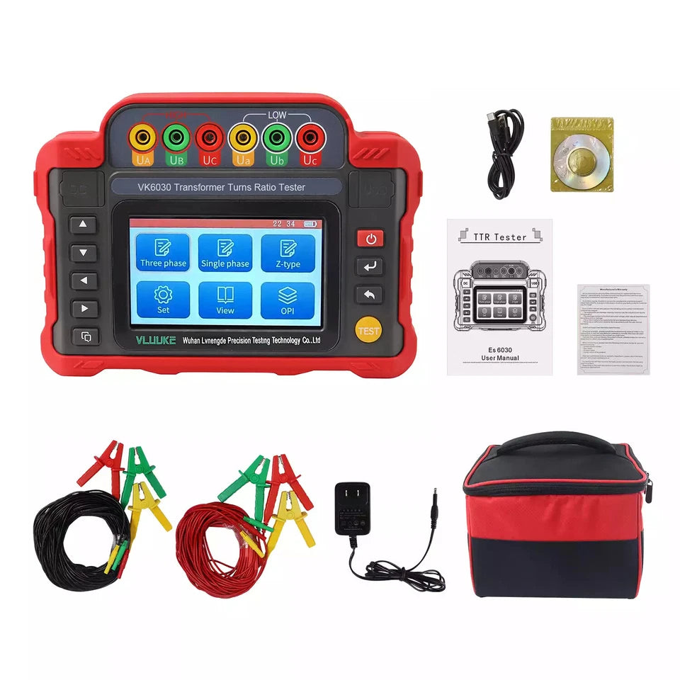 Transformer turns ratio tester