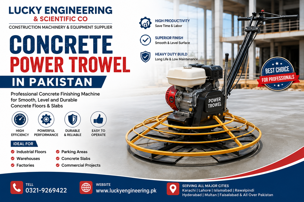 Concrete Power Trowel in Pakistan | Concrete Finishing Machine – Lucky Engineering