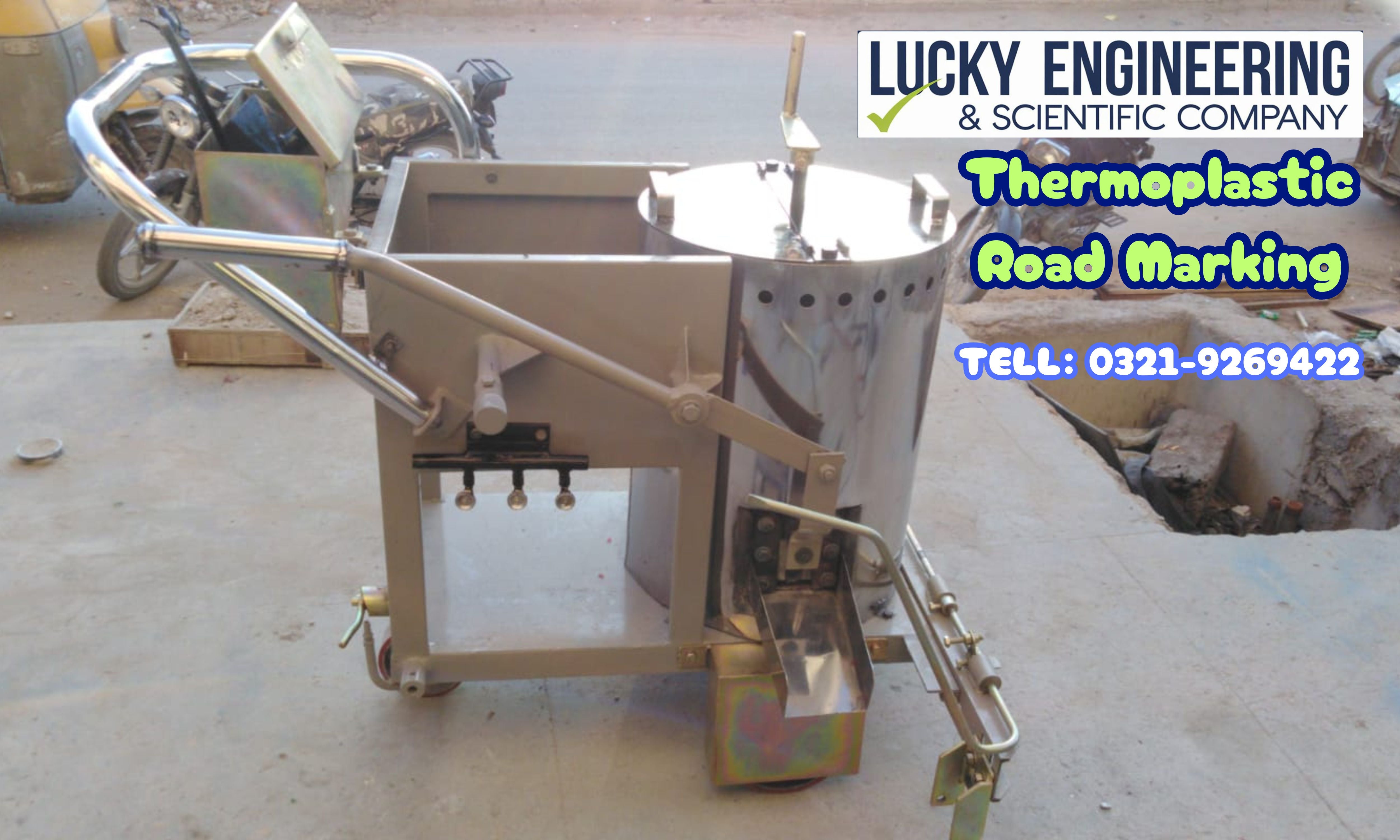 Thermoplastic Road Marking Machine Tell: 03219269422