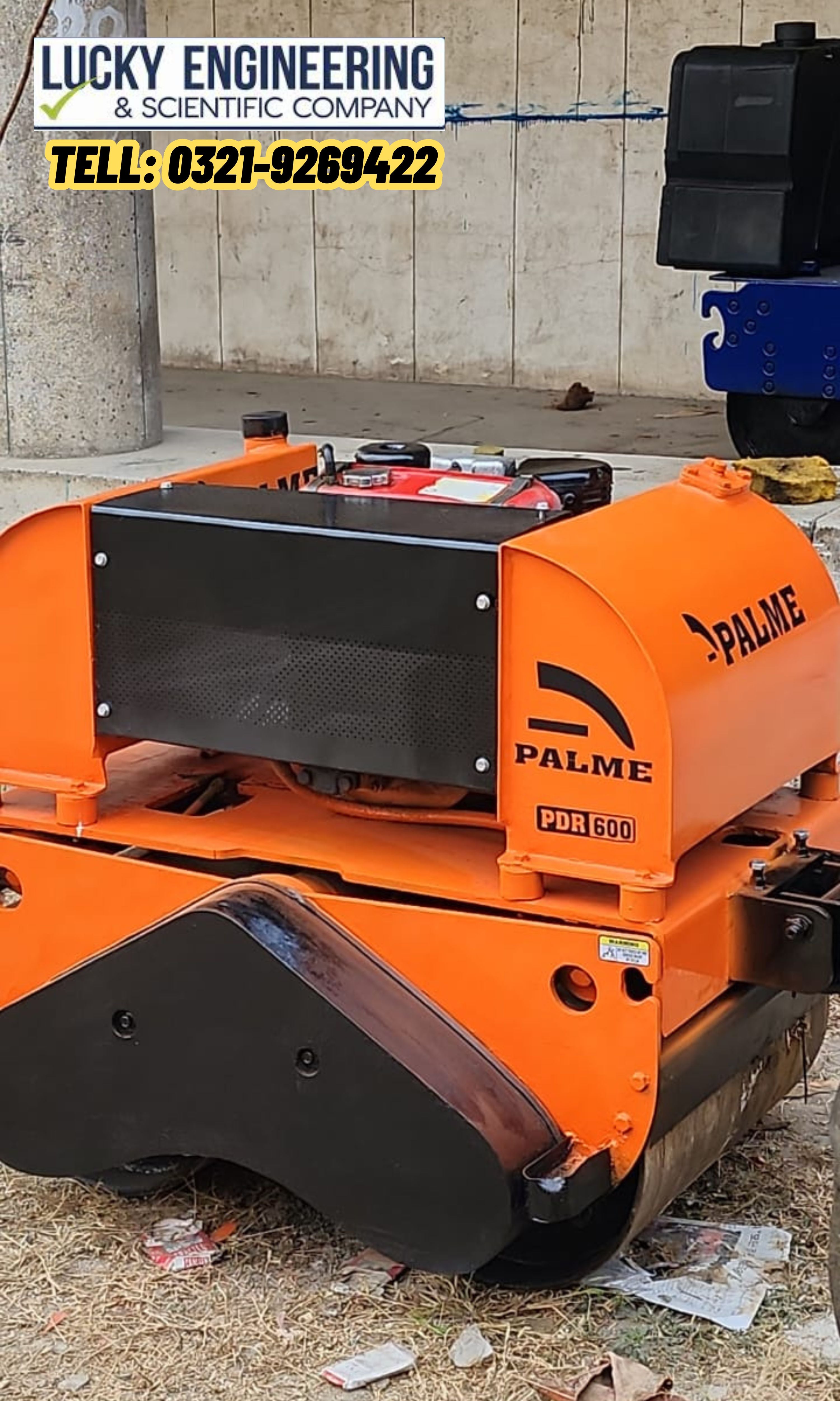 PALME - USA DOUBLE DRUM ROAD ROLLER (Slightly Used)