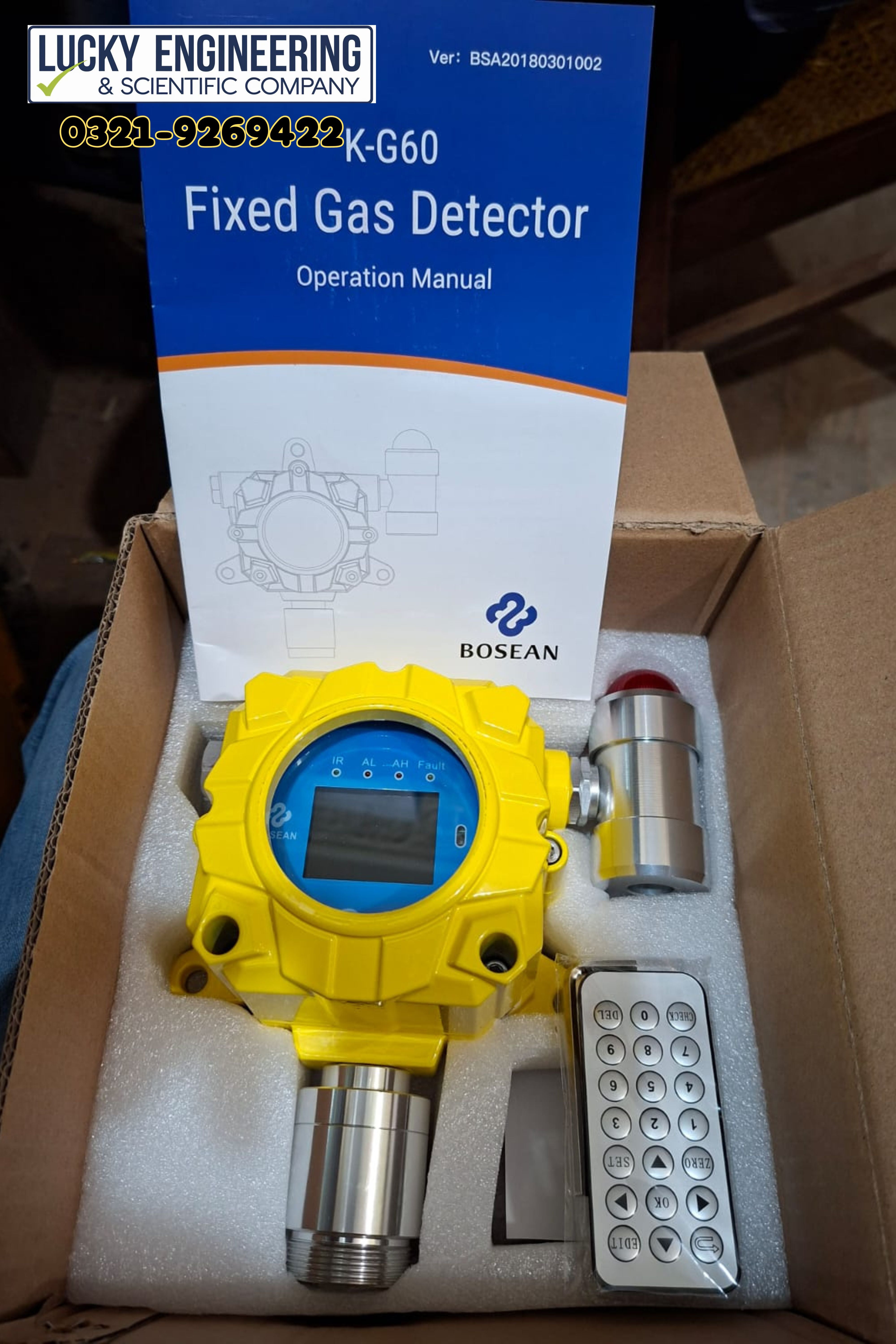 Fixed Gas Detector Model K-G60 Tell: 03219269422