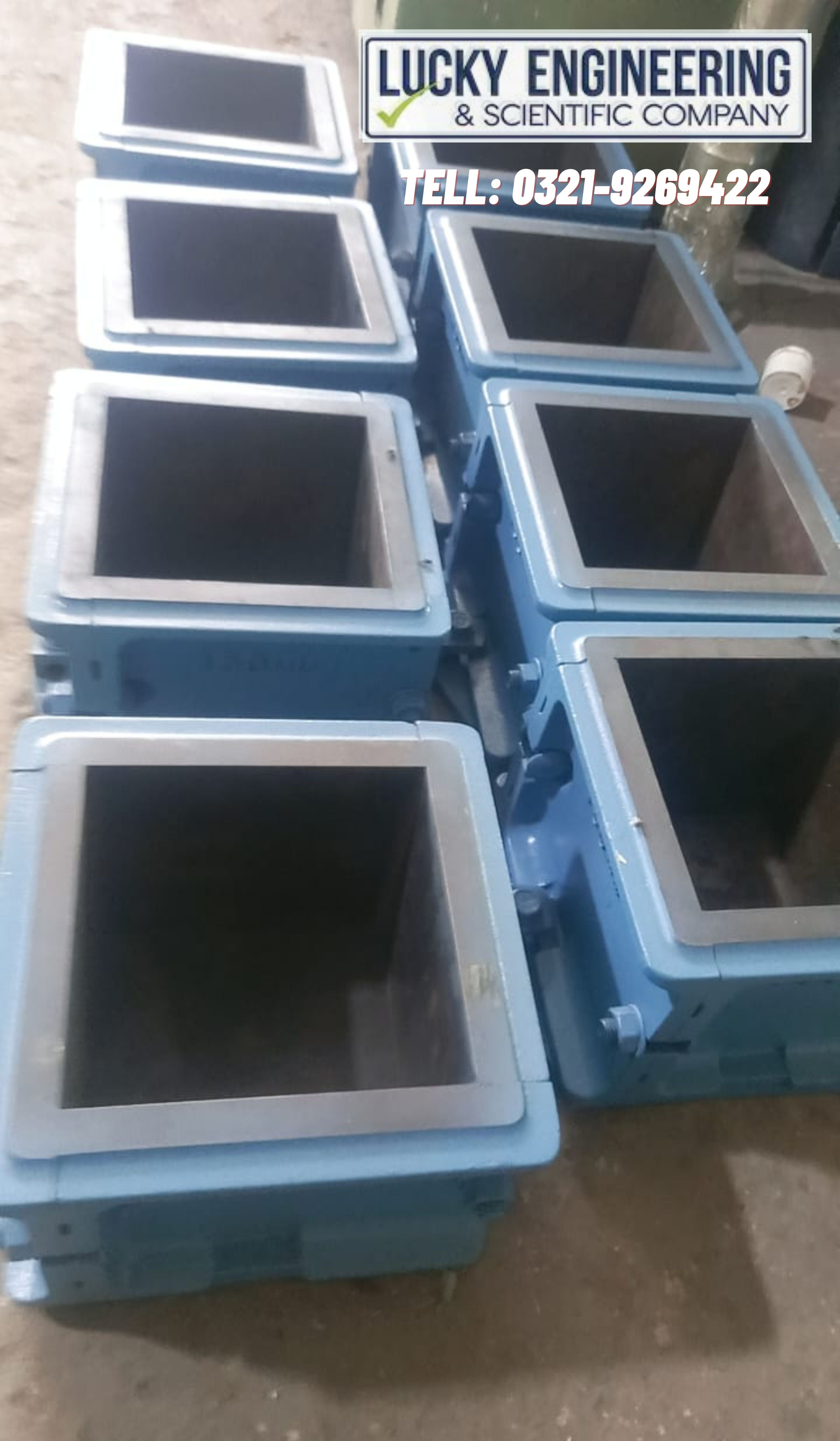 ELE (U.K) Heavy Duty Concrete Cube Moulds 150 x 150 mm (Cast Iron) Tell: 03219269422