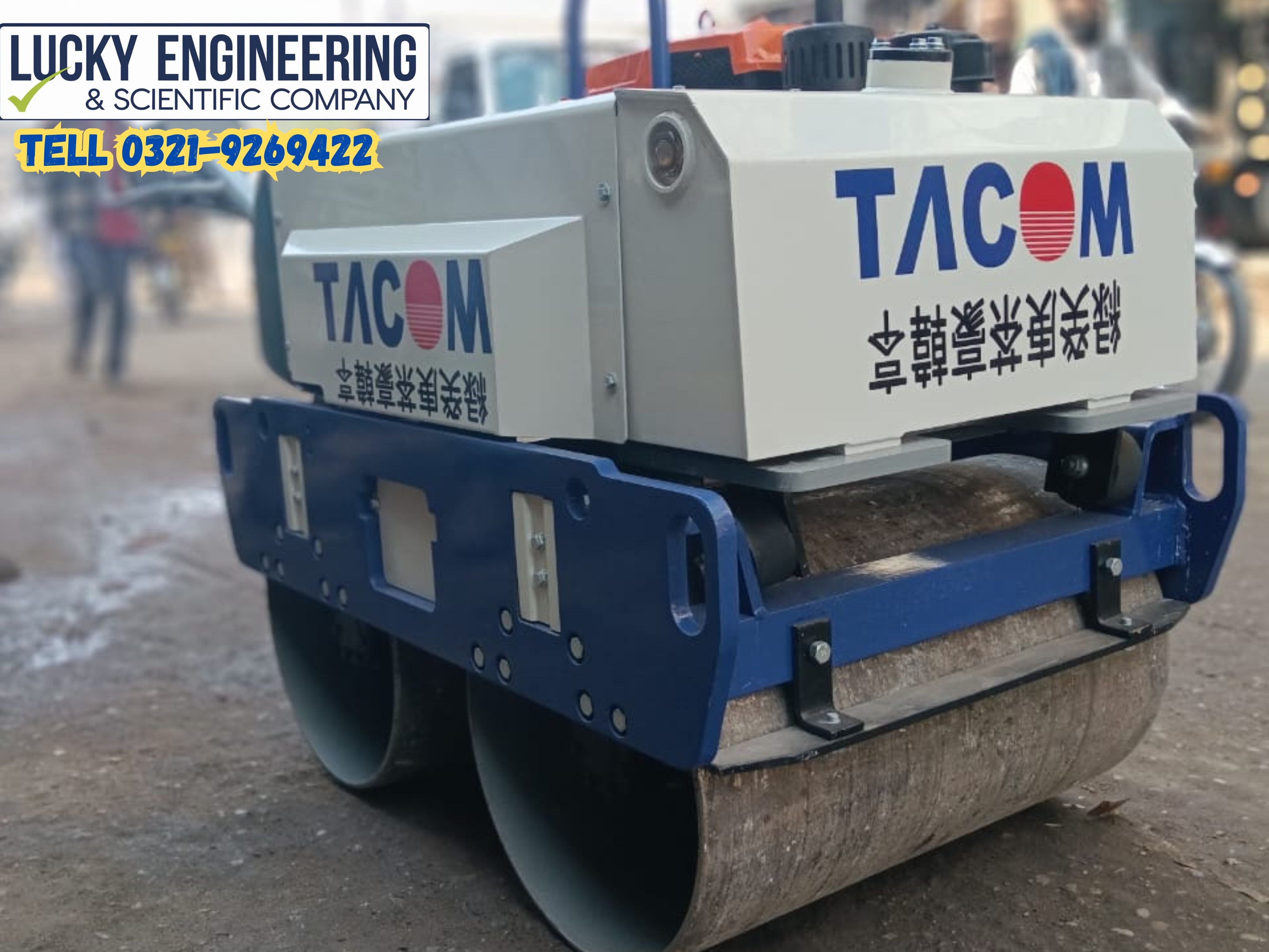 TACOM- JAPAN Double Drum Walk Behind Vibratory Road Roller - Tell: 03219269422