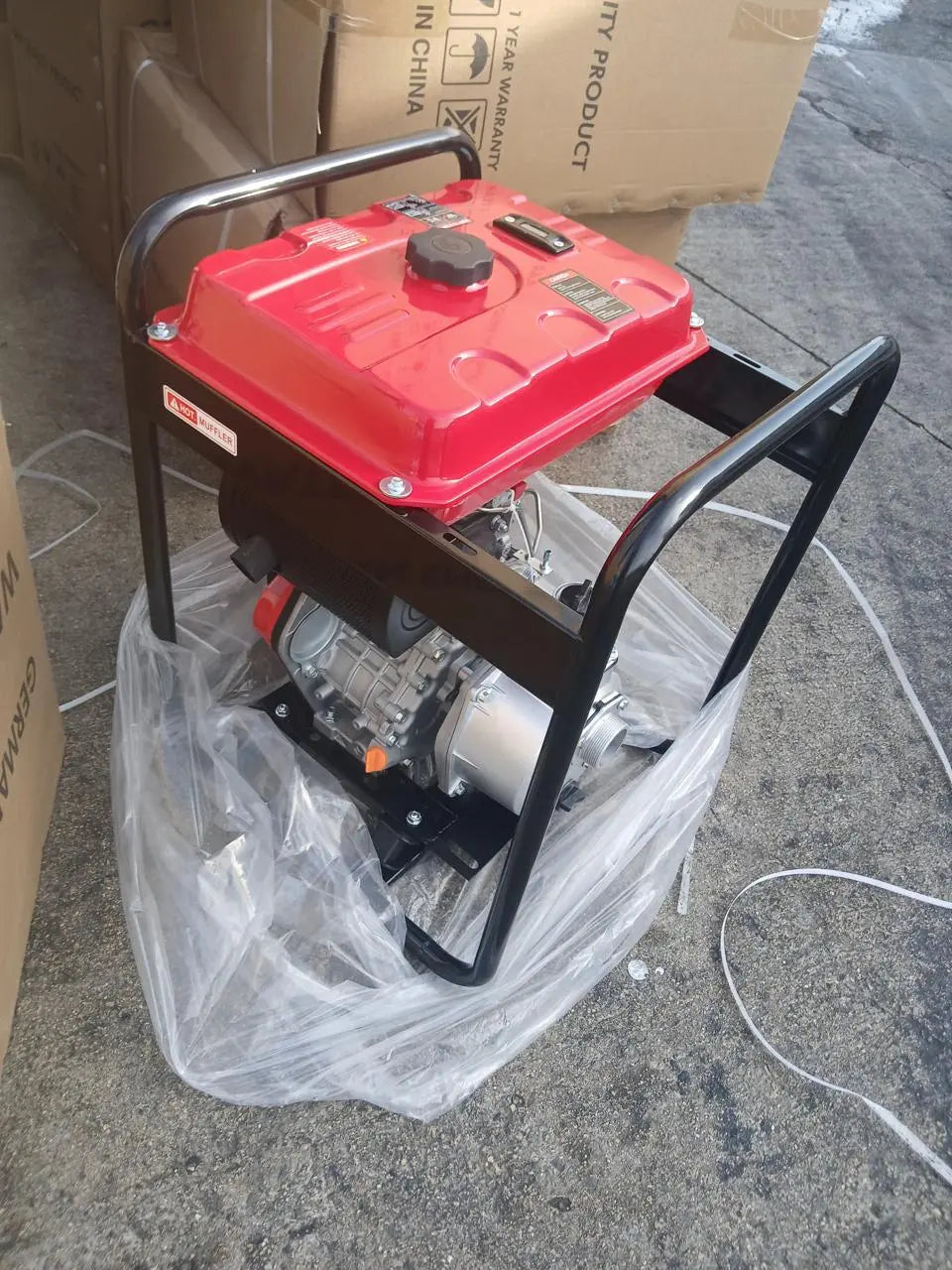 Portable diesel driven water pump 2 inch