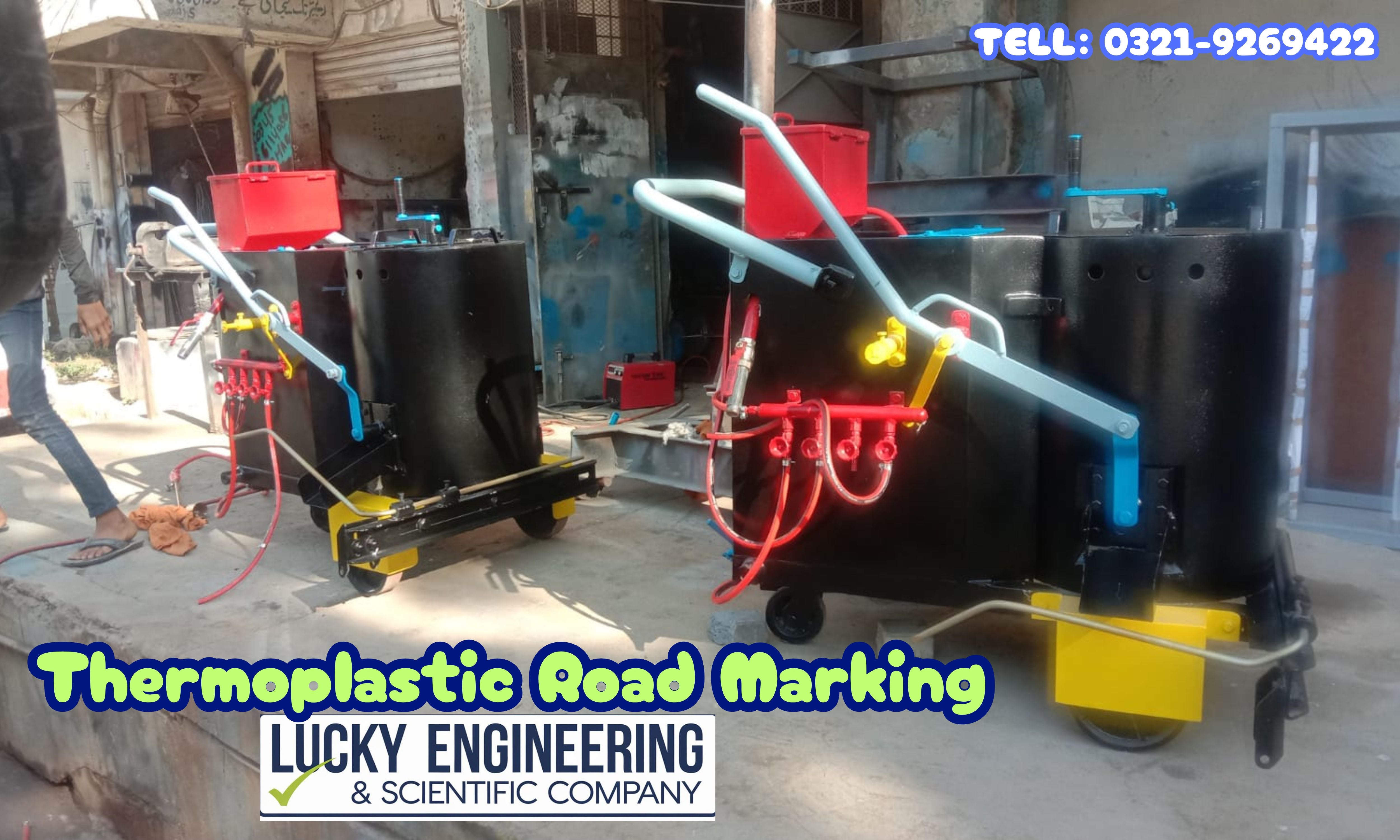Thermoplastic Road Marking Machine Tell: 03219269422