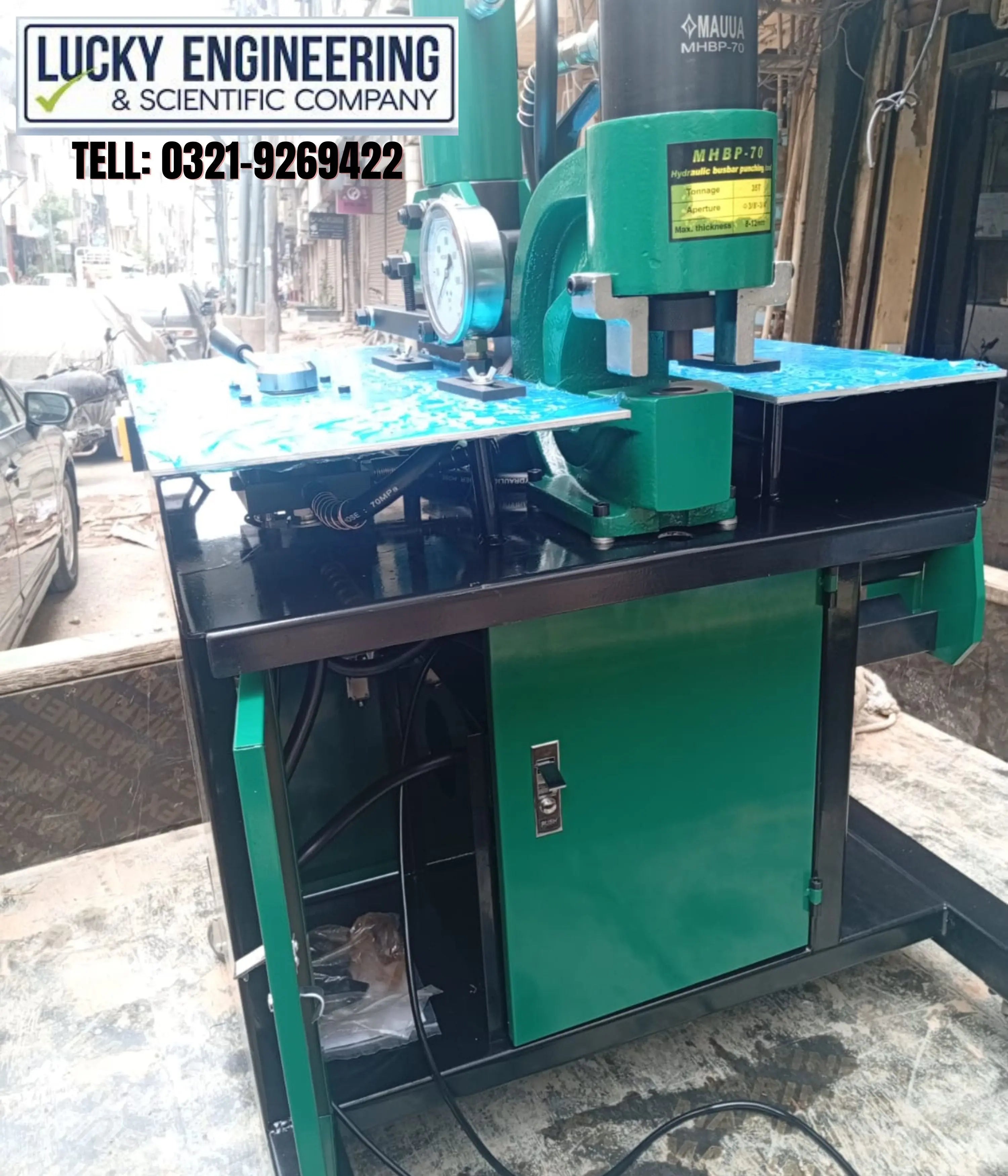HHM-200H 3-in-1 Busbar Processor | Cutting, Punching & Bending Machine Lucky Engineering