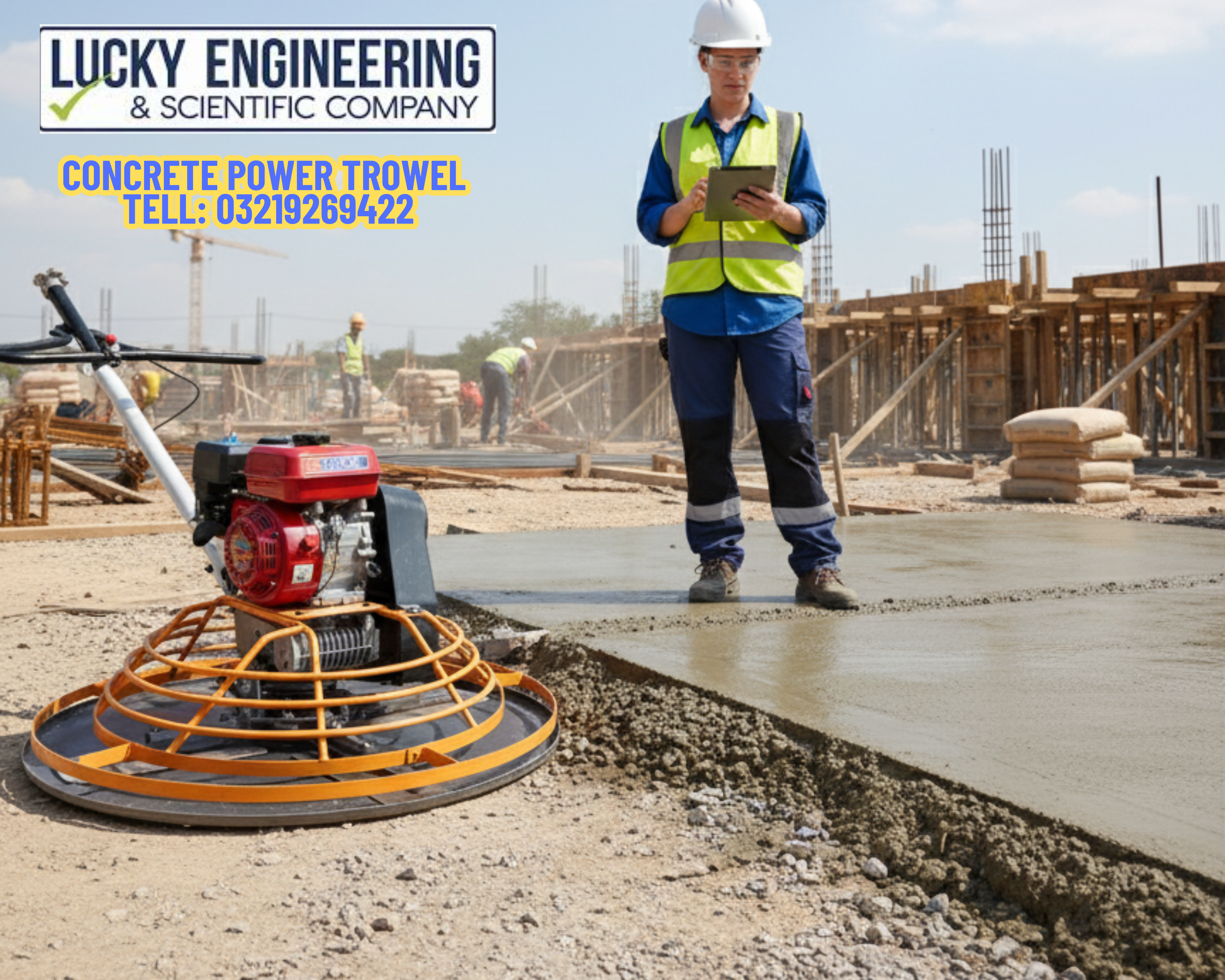 High-Quality Concrete Power Trowels | Smooth Finishing Tools Tell: 03219269422