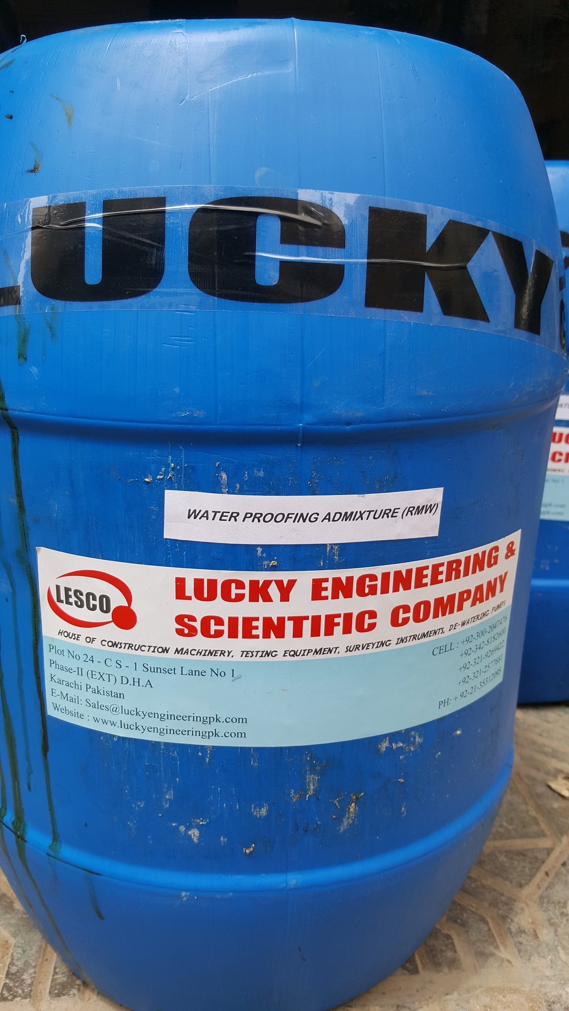 Water Proofing Admixture Tell: 03219269422