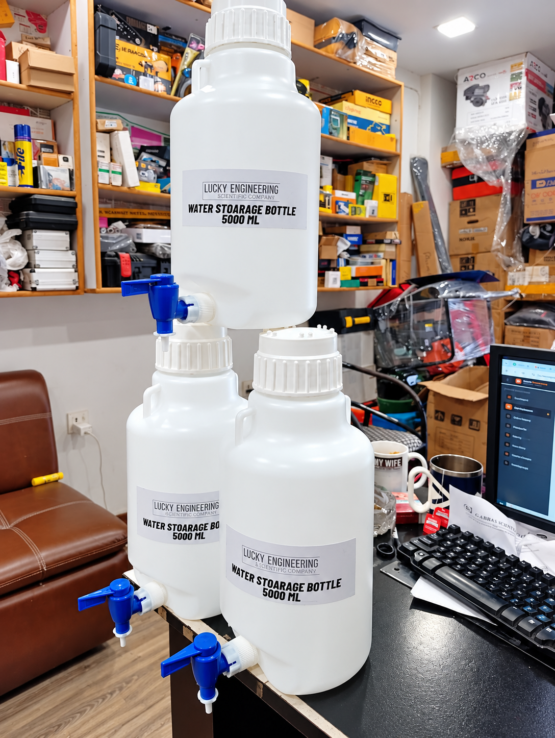 5000 ml water bottle