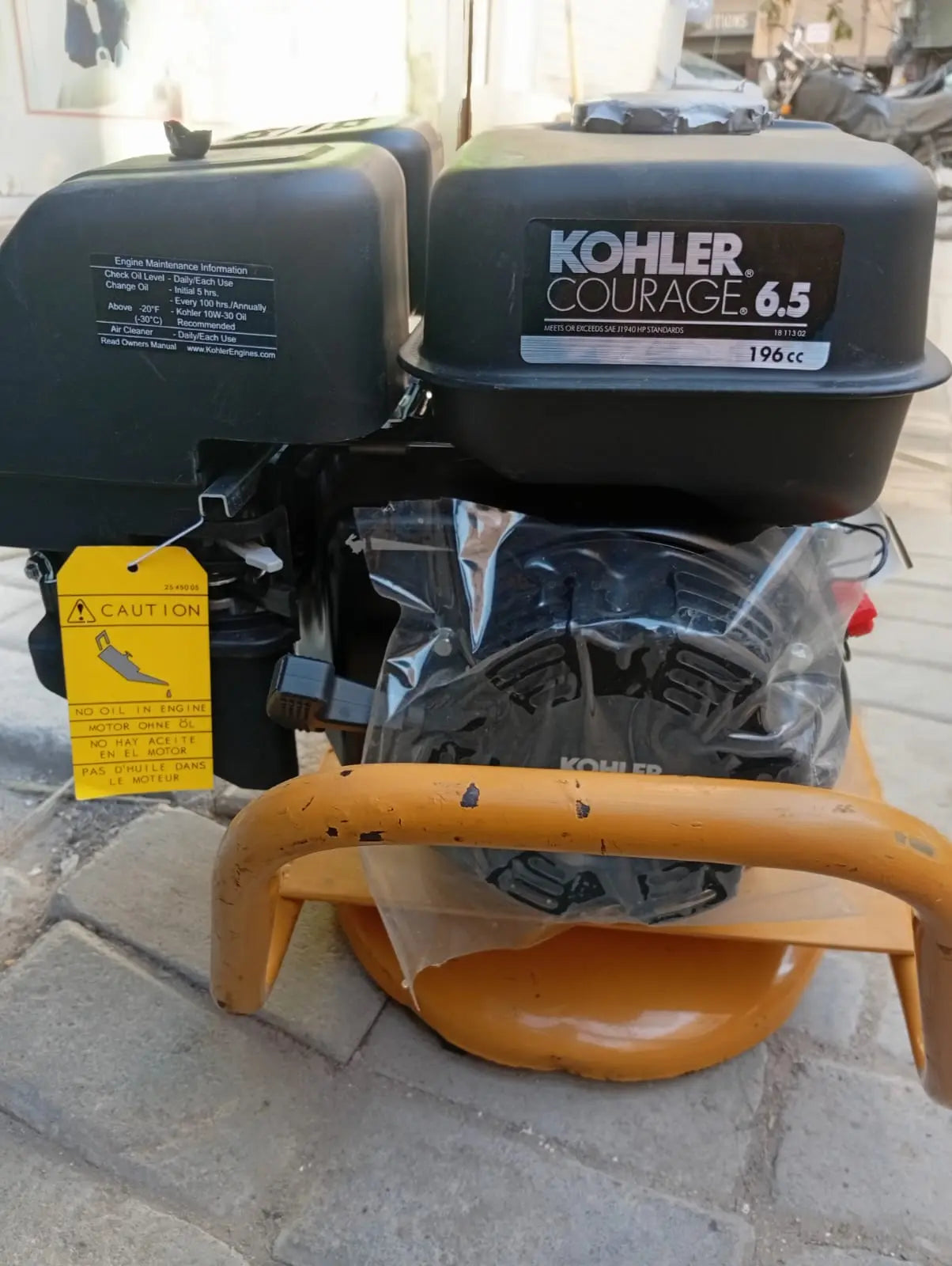 Kohler petrol engine 6.5 HP used in concrete vibrator machine