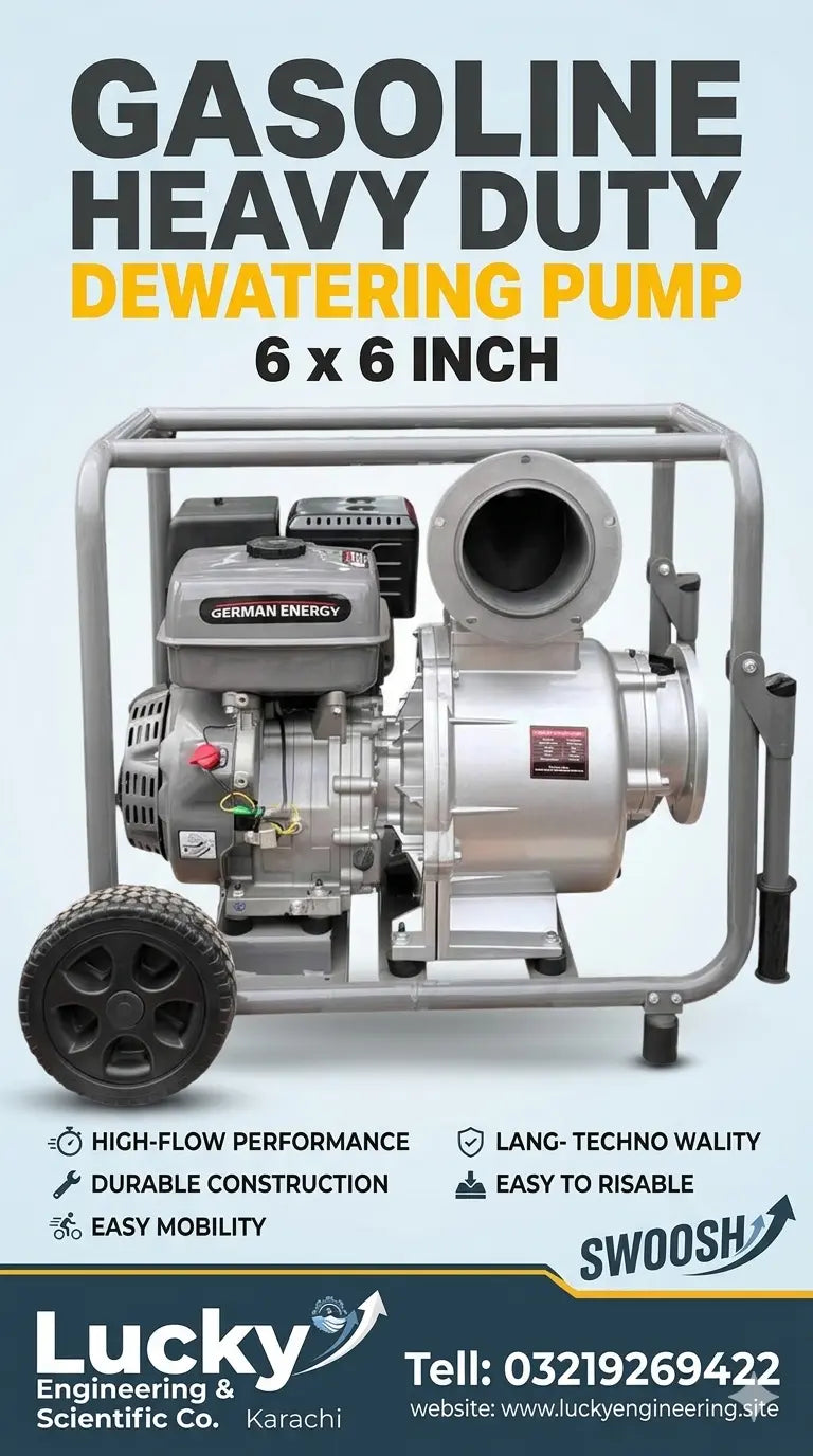 heavy duty 6 inch dewatering pump for flood water removal