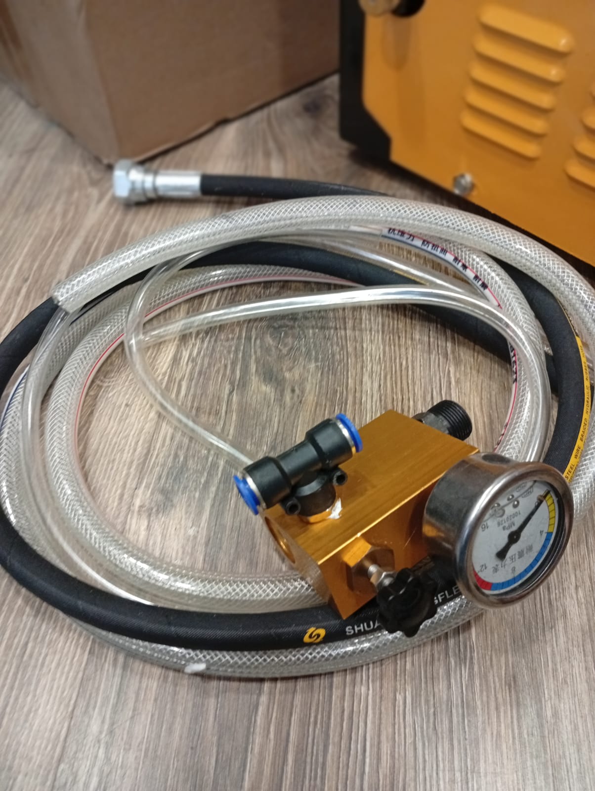 Control panel of Electric Hydrostatic Pressure Testing Pump 80 Bar
