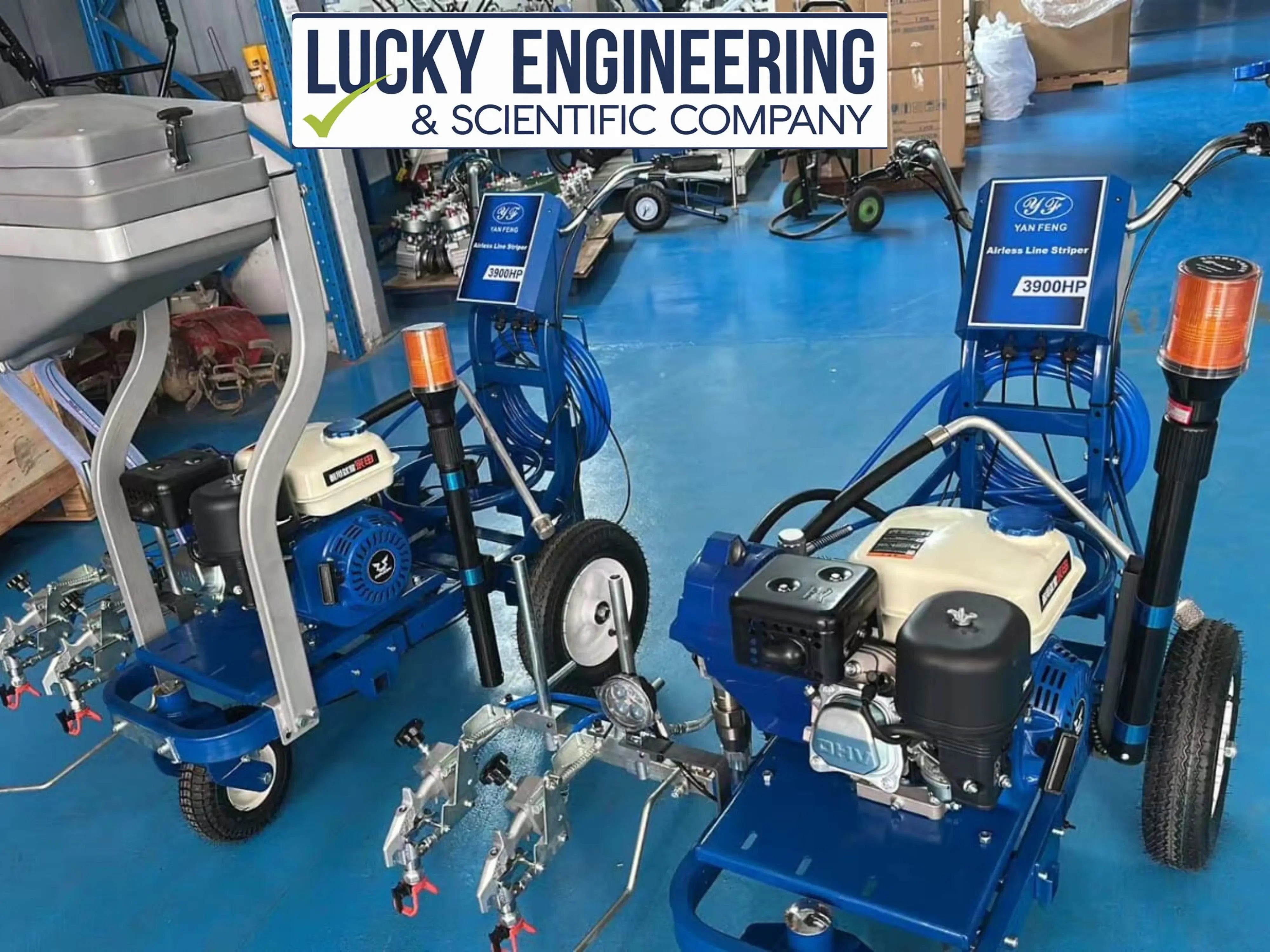 Airless Line Striper PT-3900HP Cold Paint Machine - Lucky Engineering