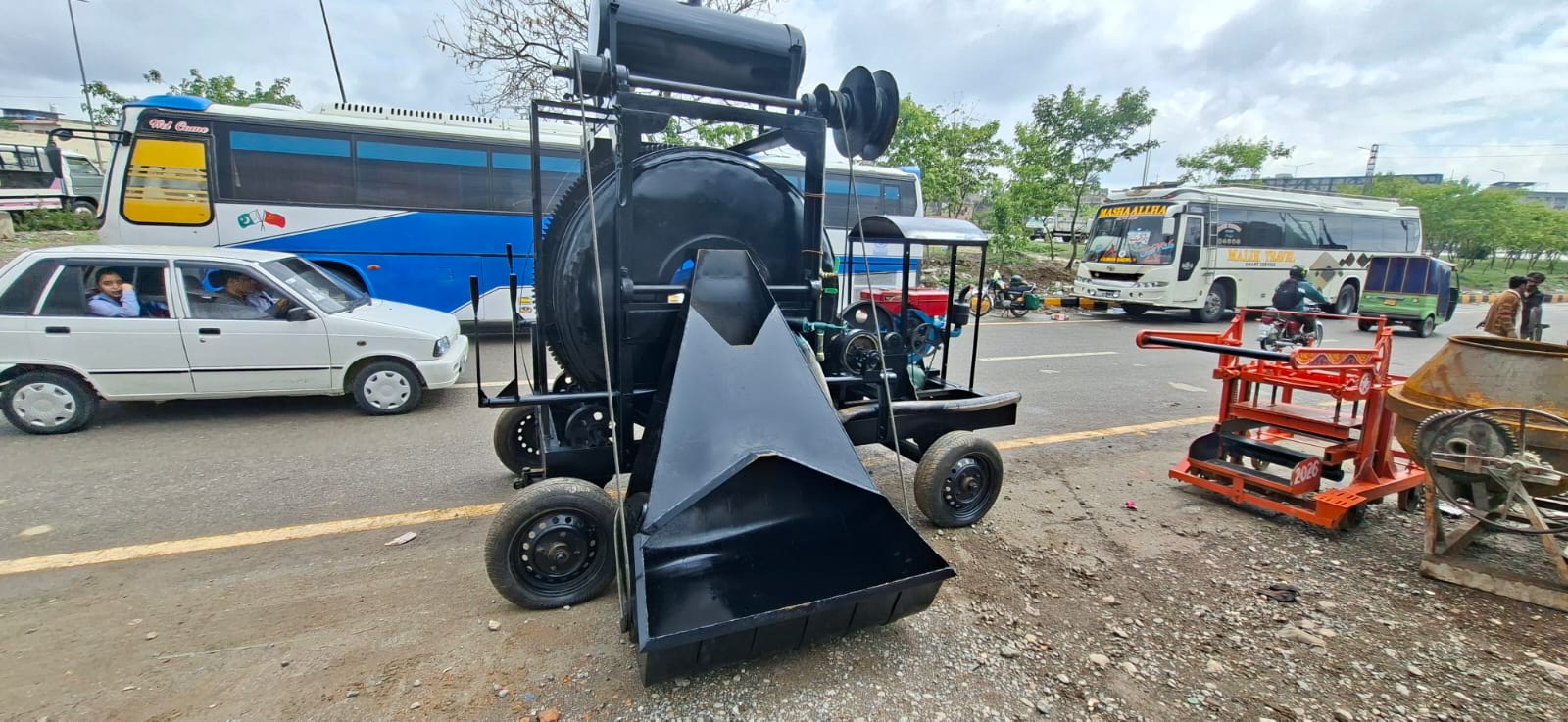 Asphalt Mixer Machine 2 Bag Capacity